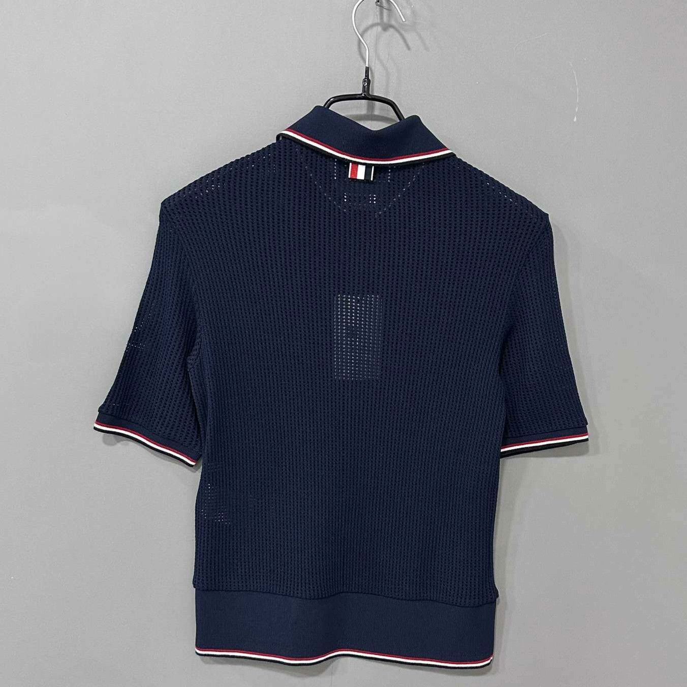 Thom Browne Thom Browne Striped Slim Brown Polo xxs Men Size US XXS / EU 40 - 3 Thumbnail