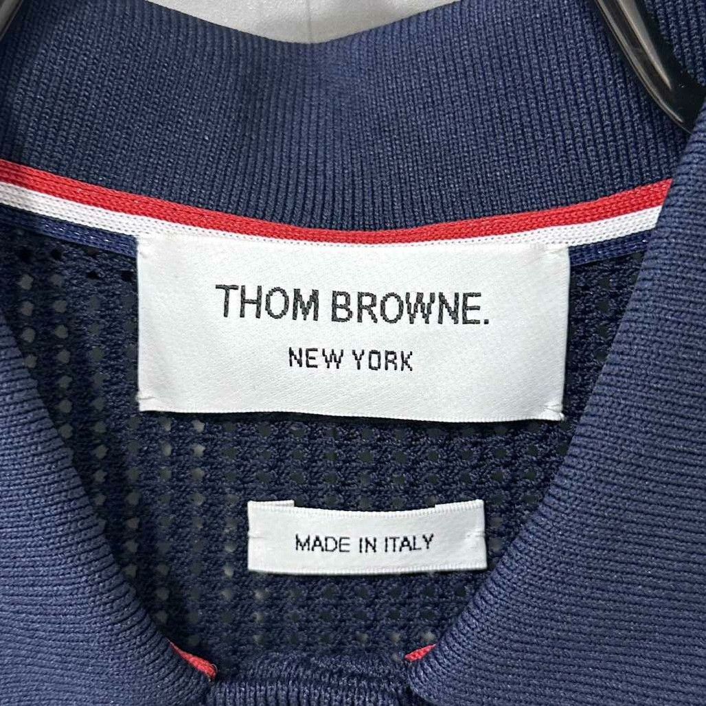 Thom Browne Thom Browne Striped Slim Brown Polo xxs Men Size US XXS / EU 40 - 4 Thumbnail