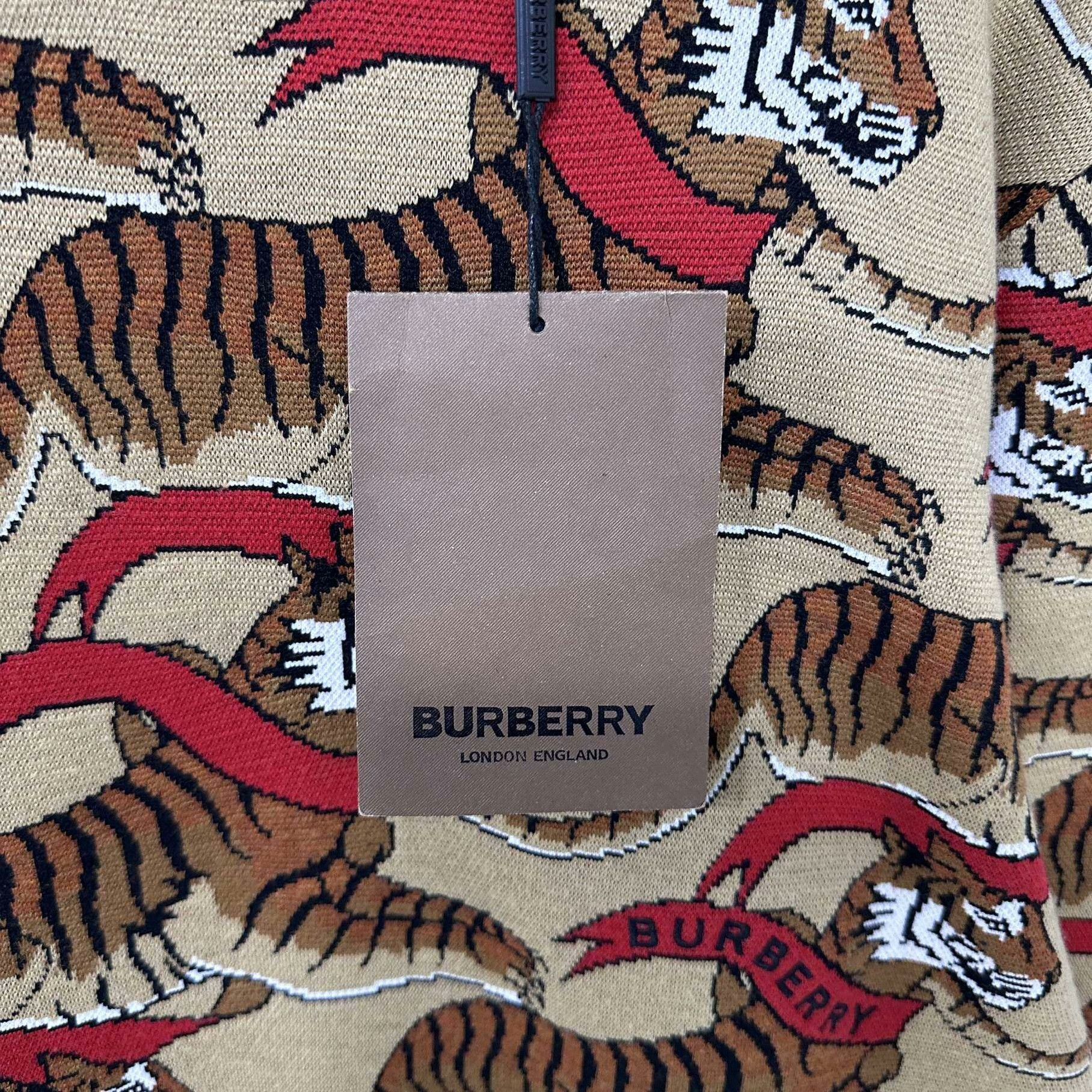 Burberry Burberry Tiger Beige Sweater m Men Size US M / EU 48-50 / 2 - 4 Thumbnail