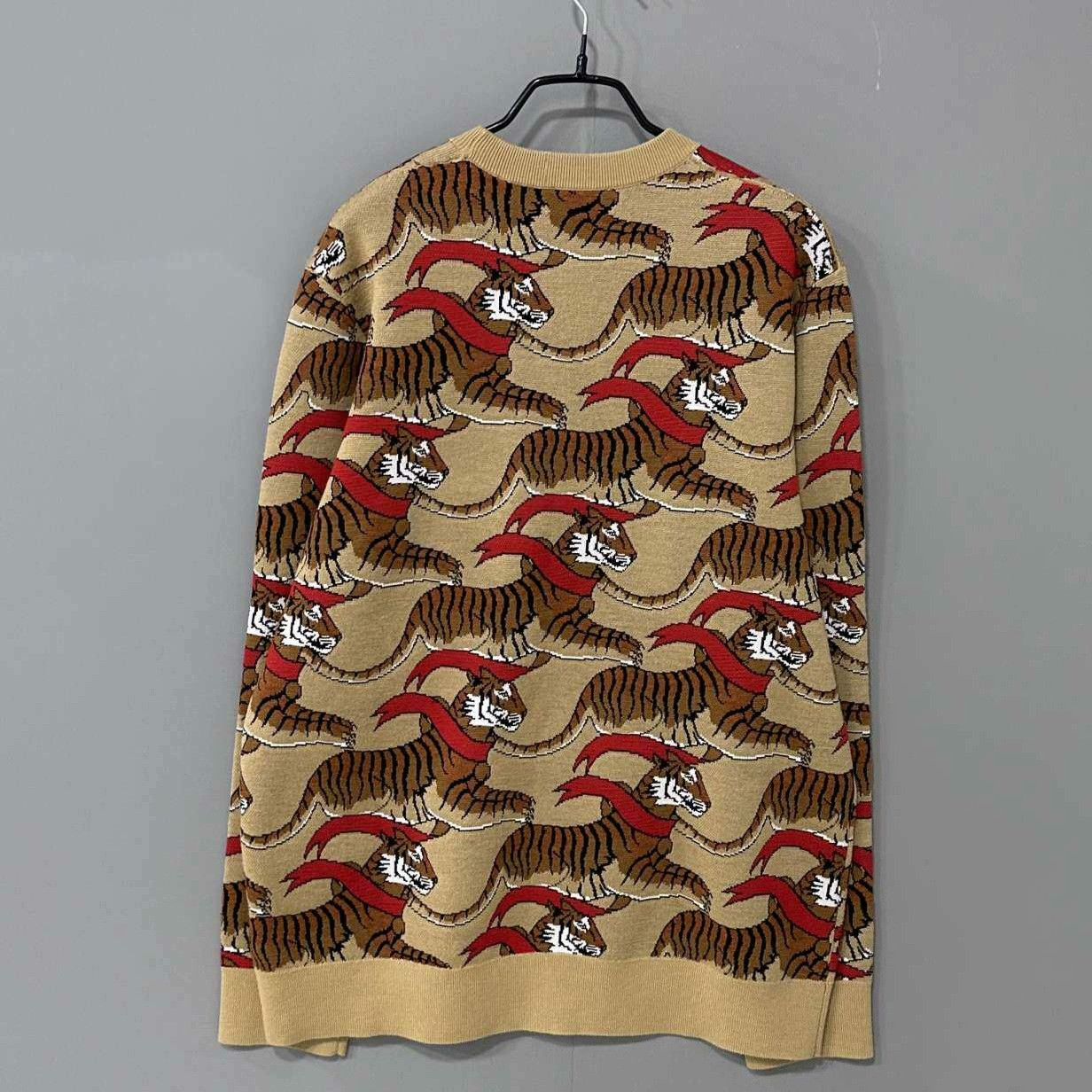 Burberry Burberry Tiger Beige Sweater m Men Size US M / EU 48-50 / 2 - 3 Thumbnail