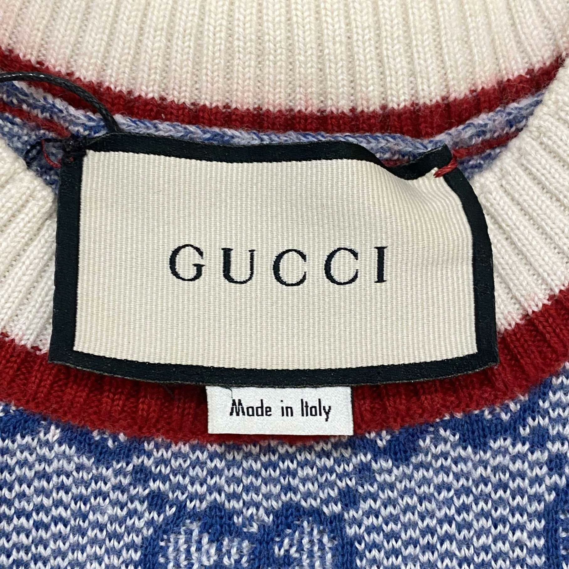 Gucci Gucci Blue T-Shirt L Women Size L / US 10 / IT 46 - 4 Thumbnail