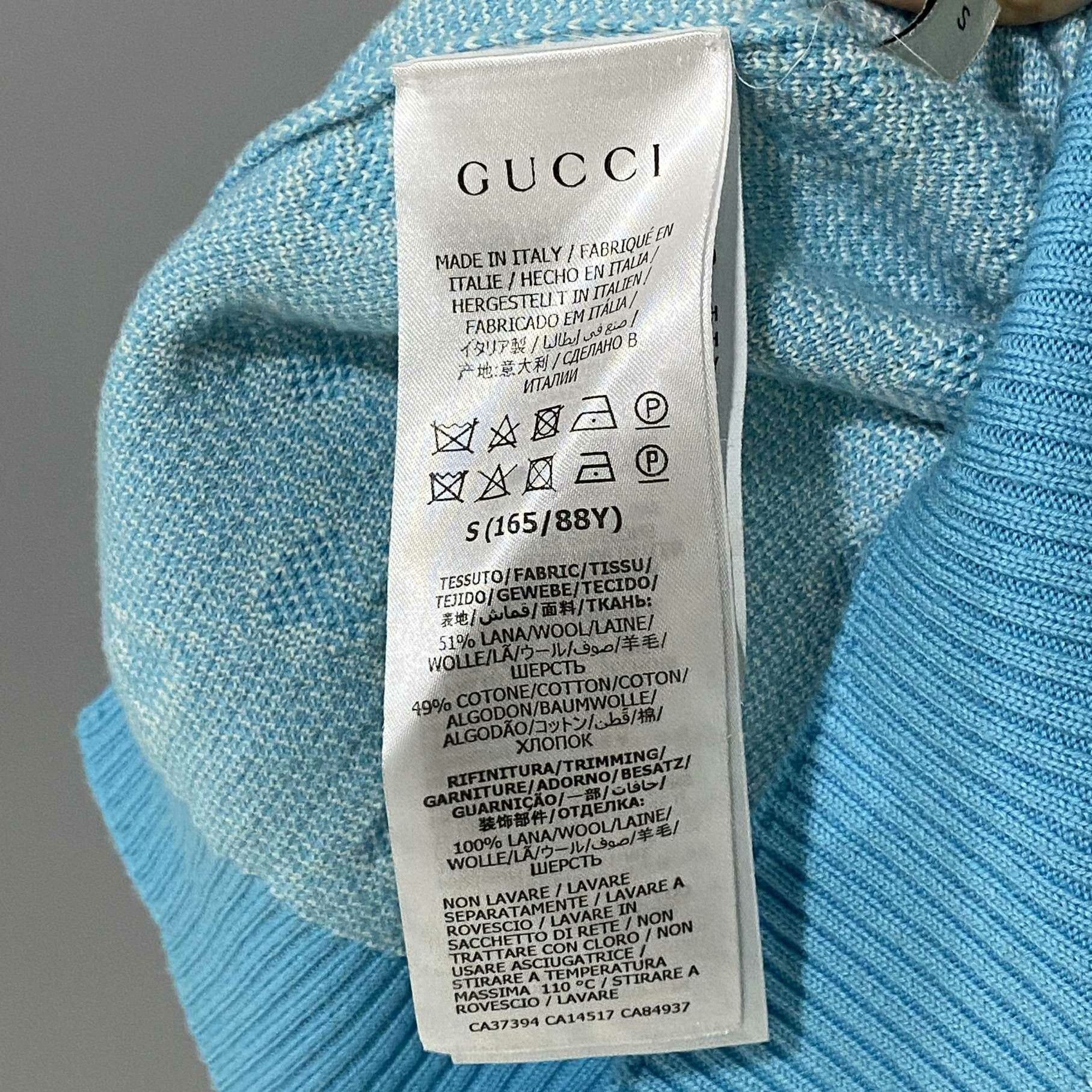 Gucci Gucci Blue Sweater S Women Size S / US 4 / IT 40 - 5 Thumbnail