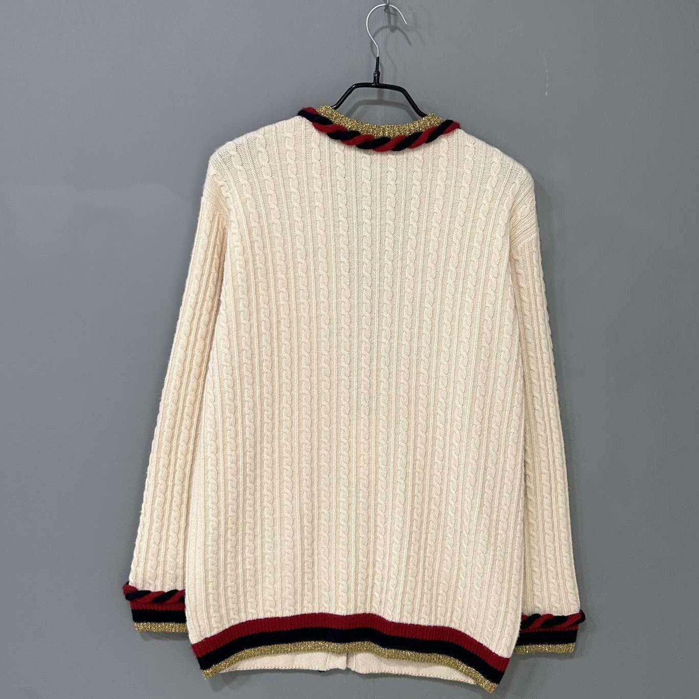 Gucci Gucci Knit Gold Sweater XXS Women Size XXS / US 00 / IT 34 - 3 Thumbnail