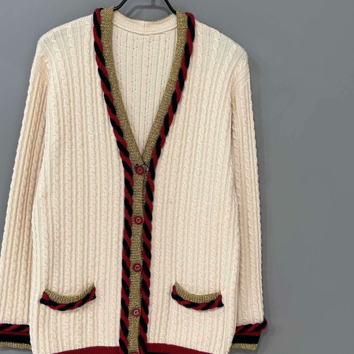Gucci Gucci Knit Gold Sweater XXS Women Size XXS / US 00 / IT 34 - 2 Thumbnail