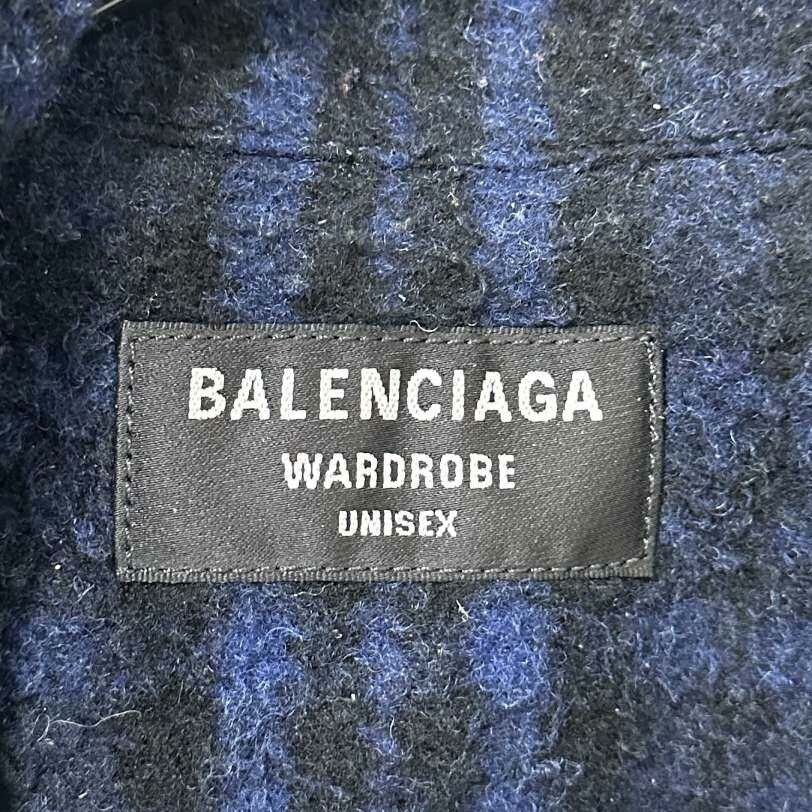 Balenciaga Balenciaga Plaid Blue Jacket XS Women Size XS / US 0-2 / IT 36-38 - 4 Thumbnail
