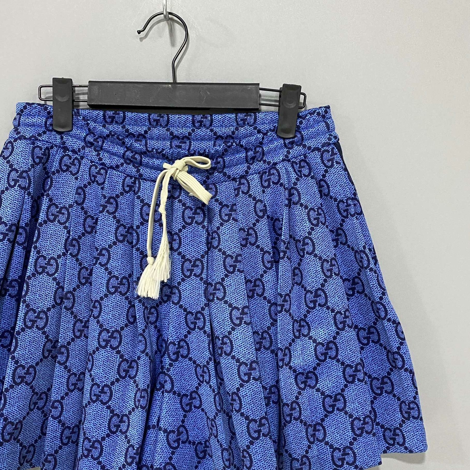 Gucci Gucci Blue Skirt 26 Women Size 26" / US 2 / IT 38 - 2 Thumbnail