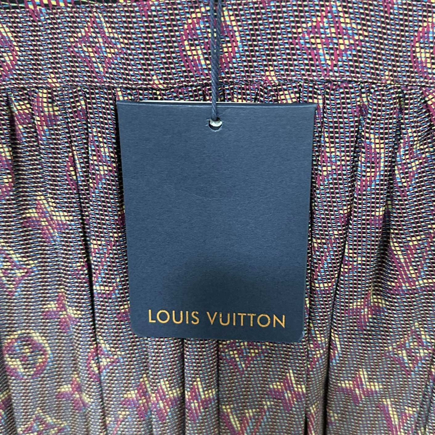 Louis Vuitton Louis Vuitton Silk Multi Dress S Women Size S / US 4 / IT 40 - 4 Thumbnail