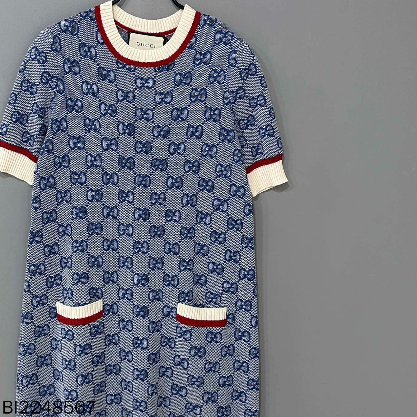 Gucci Gucci Blue Dress XS Women Size XS / US 0-2 / IT 36-38 - 2 Thumbnail