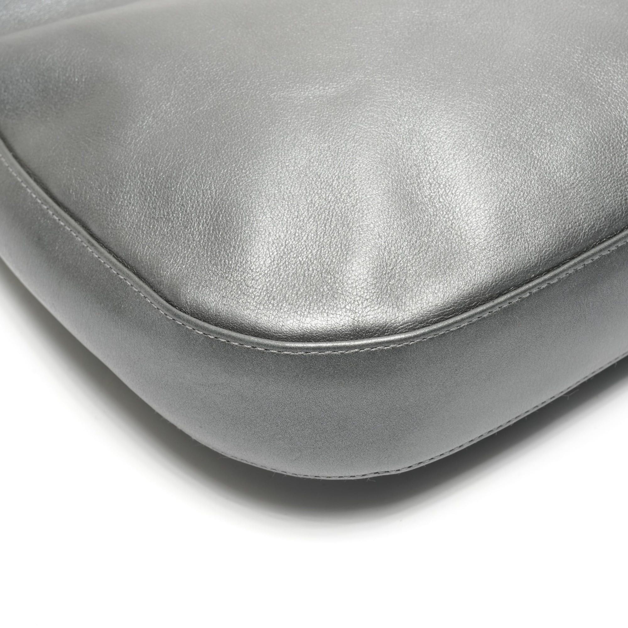 Dior Christian Dior Maris Pearl Leather Shoulder Bag, Gray Size ONE SIZE - 5 Thumbnail