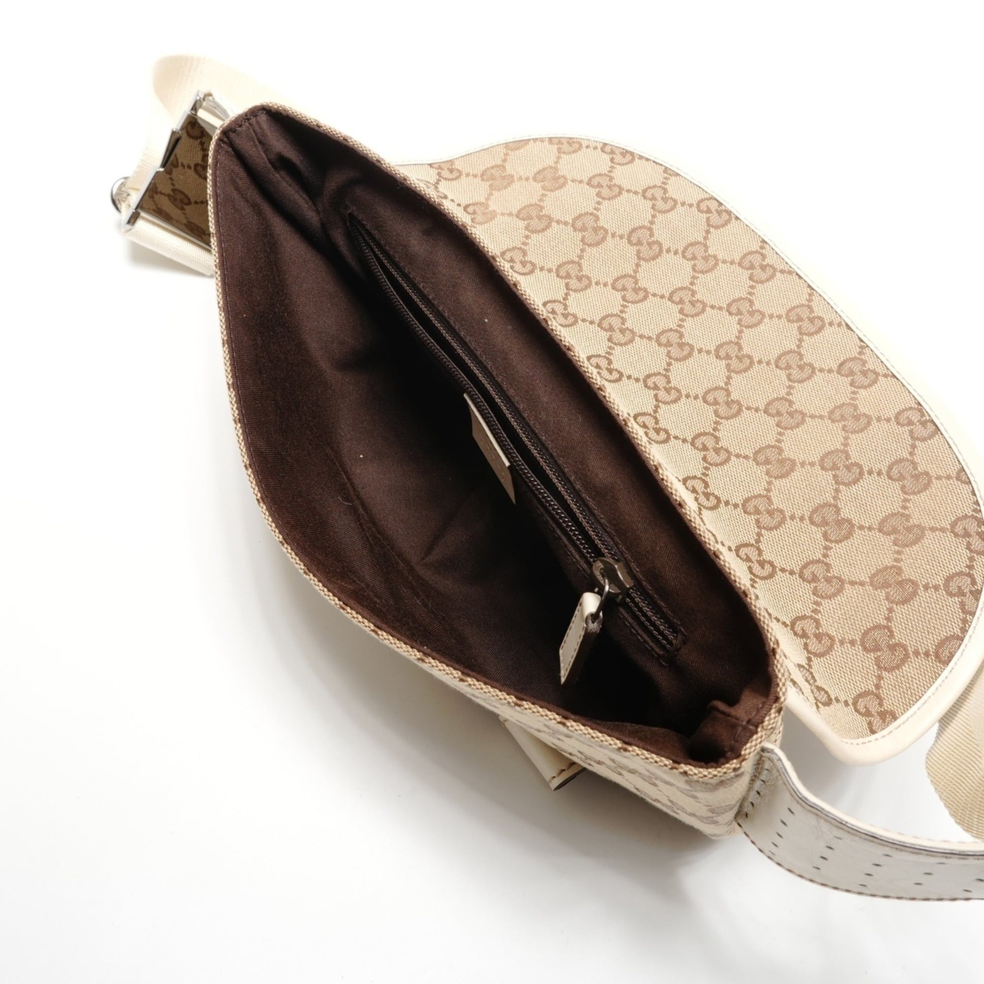 Gucci Gucci GG Canvas Waist Bag, Beige Size ONE SIZE - 11 Thumbnail