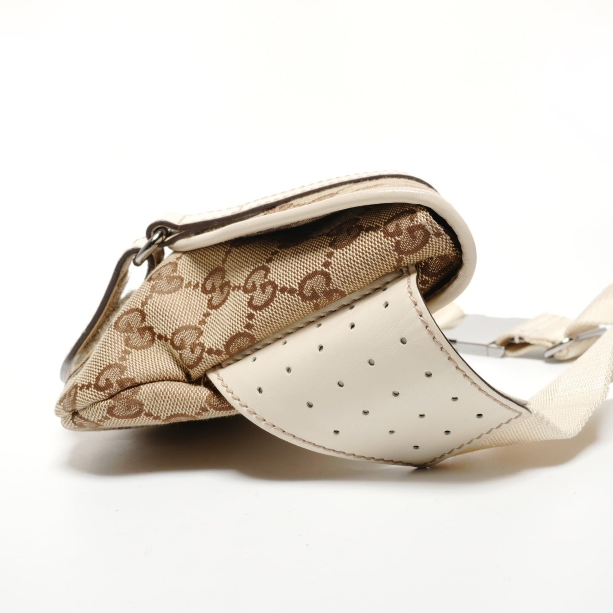 Gucci Gucci GG Canvas Waist Bag, Beige Size ONE SIZE - 4 Thumbnail