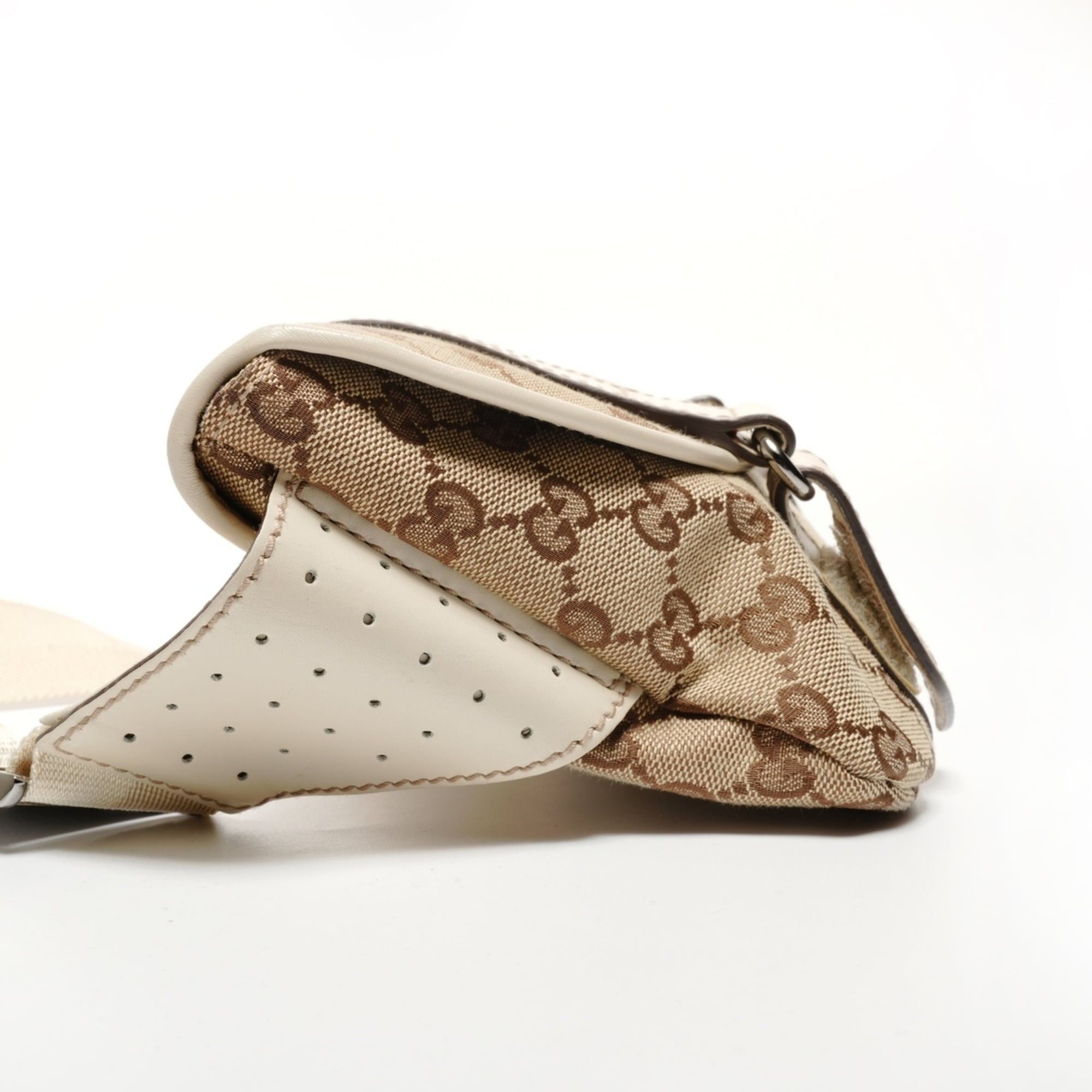 Gucci Gucci GG Canvas Waist Bag, Beige Size ONE SIZE - 3 Thumbnail