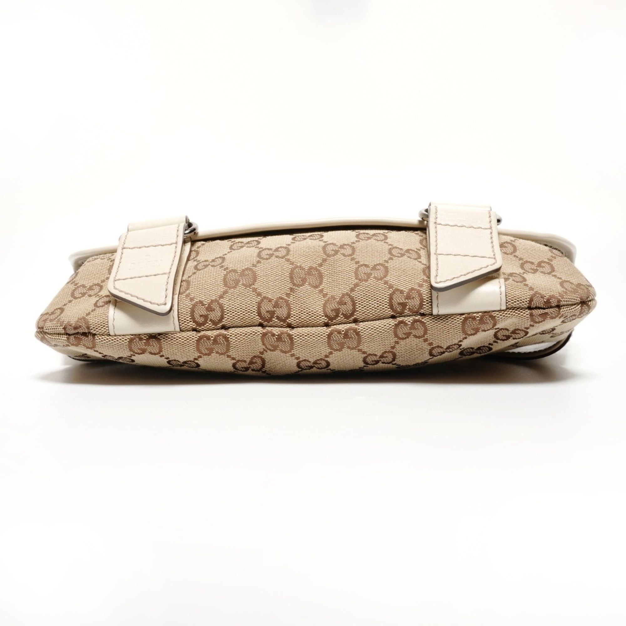 Gucci Gucci GG Canvas Waist Bag, Beige Size ONE SIZE - 7 Thumbnail