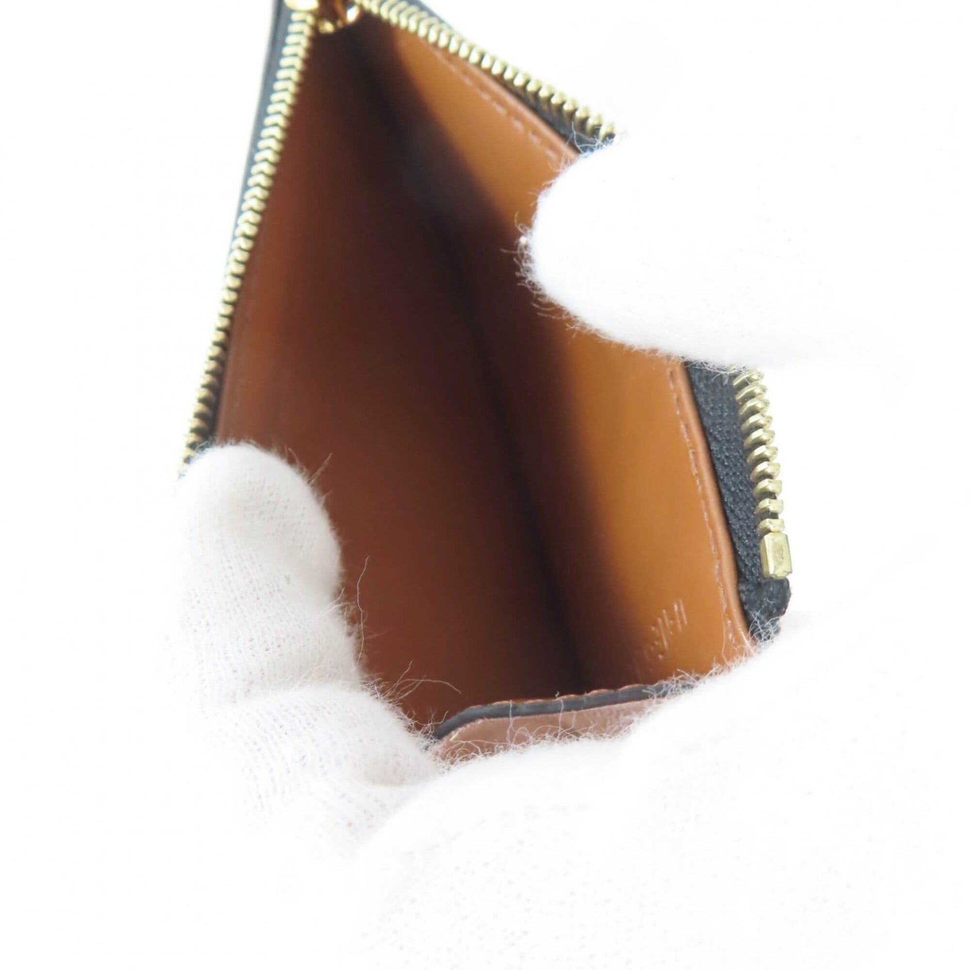 Celine CELINE Triomphe Canvas Fragment Case, Pass Leather, Business Card Holder/Card Brown, Comes with Box and Dust Bag, Made in Italy, Women's Size ONE SIZE - 7 Thumbnail
