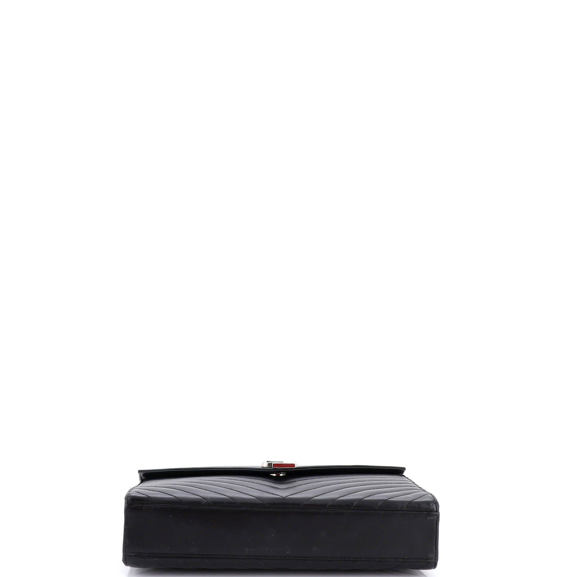 Saint Laurent Paris Classic Monogram Envelope Satchel Size ONE SIZE - 4 Thumbnail