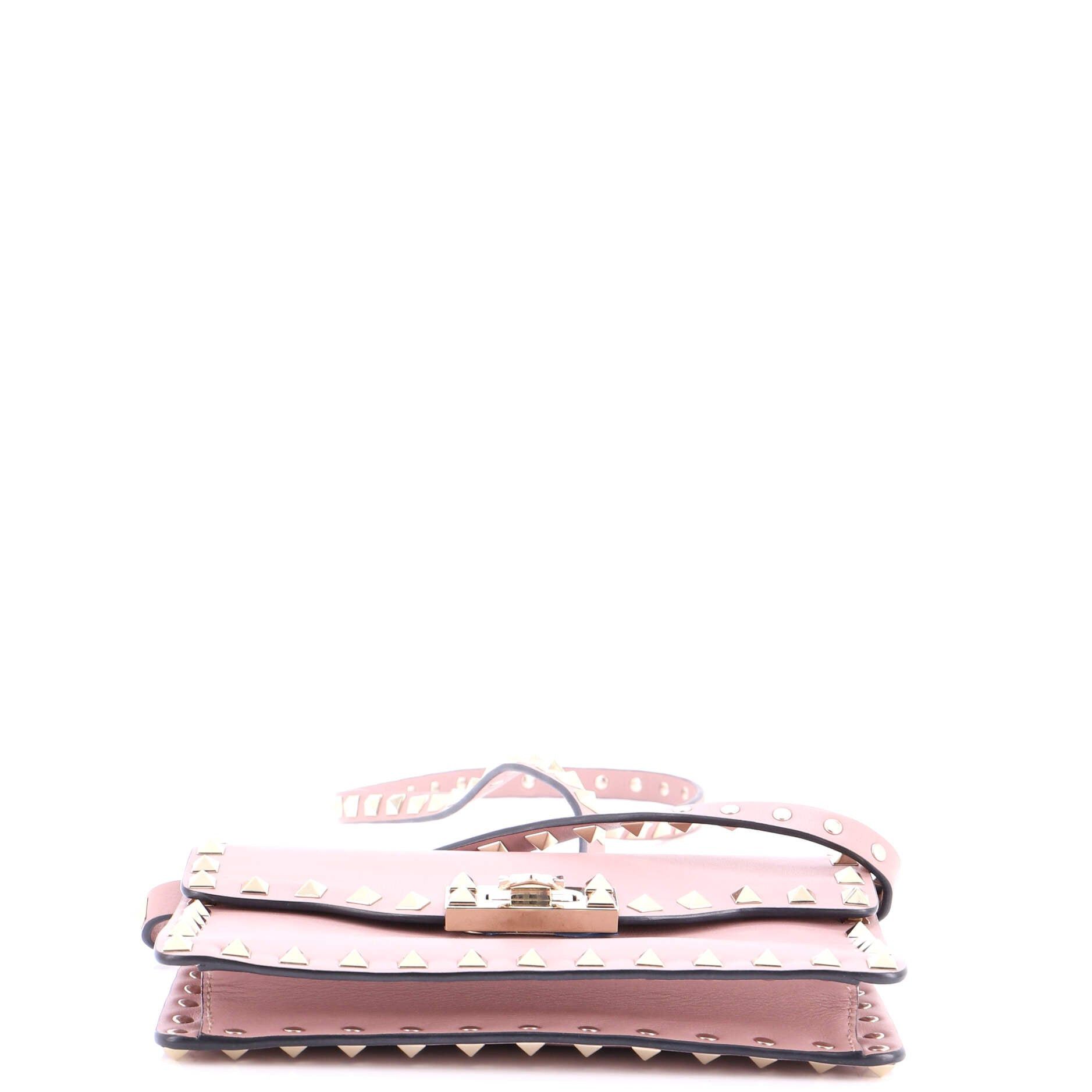 Valentino Rockstud Flip Lock Flap Bag Size ONE SIZE - 4 Thumbnail