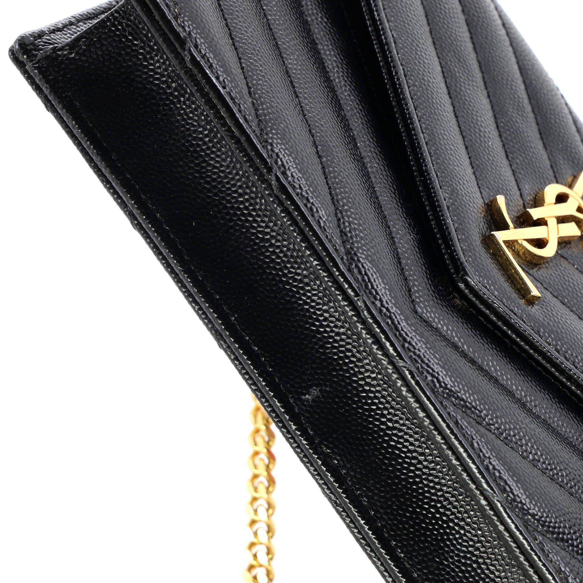 Saint Laurent Paris Classic Monogram Wallet on Chain Size ONE SIZE - 7 Thumbnail