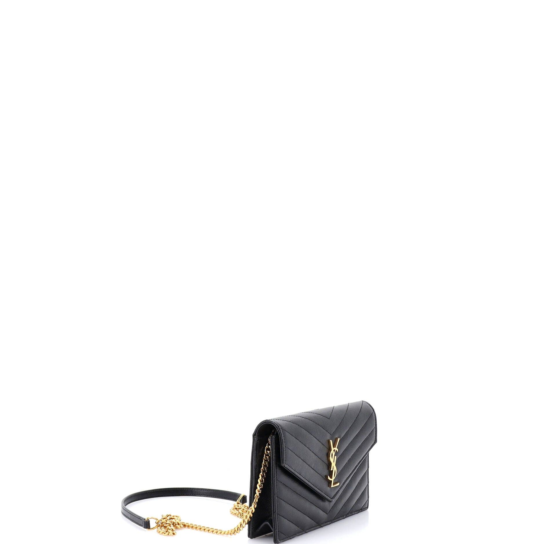 Saint Laurent Paris Classic Monogram Wallet on Chain Size ONE SIZE - 2 Thumbnail