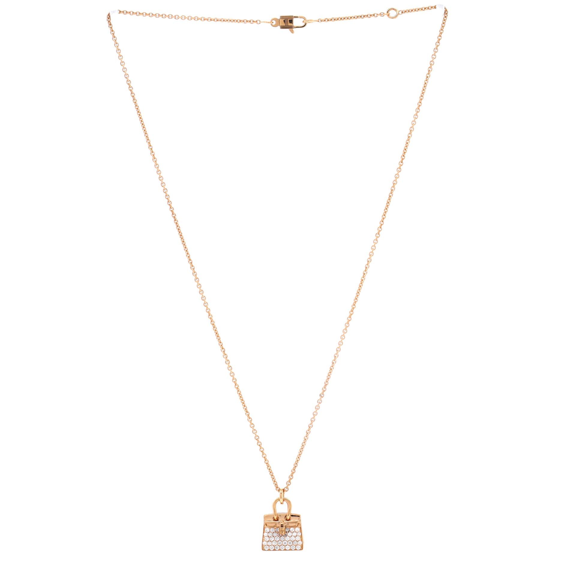 Hermes Birkin Amulette NM Pendant Necklace Size ONE SIZE - 3 Thumbnail