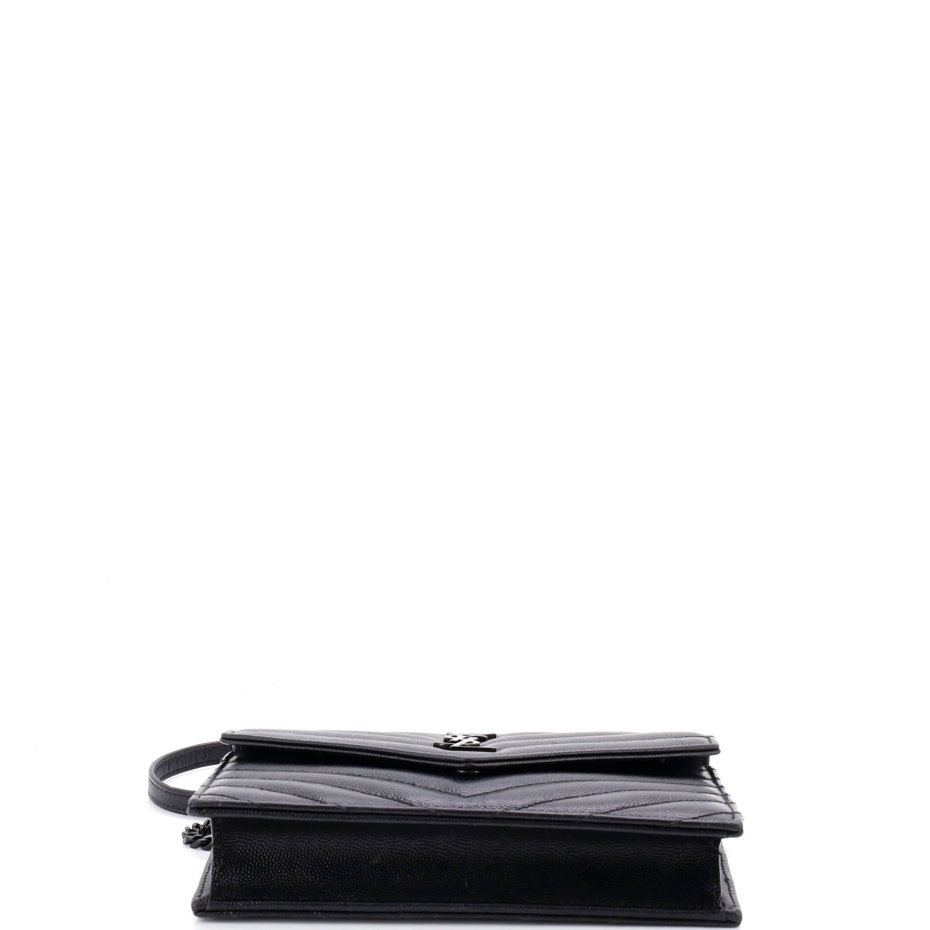 Saint Laurent Paris Classic Monogram Wallet on Chain Size ONE SIZE - 4 Thumbnail