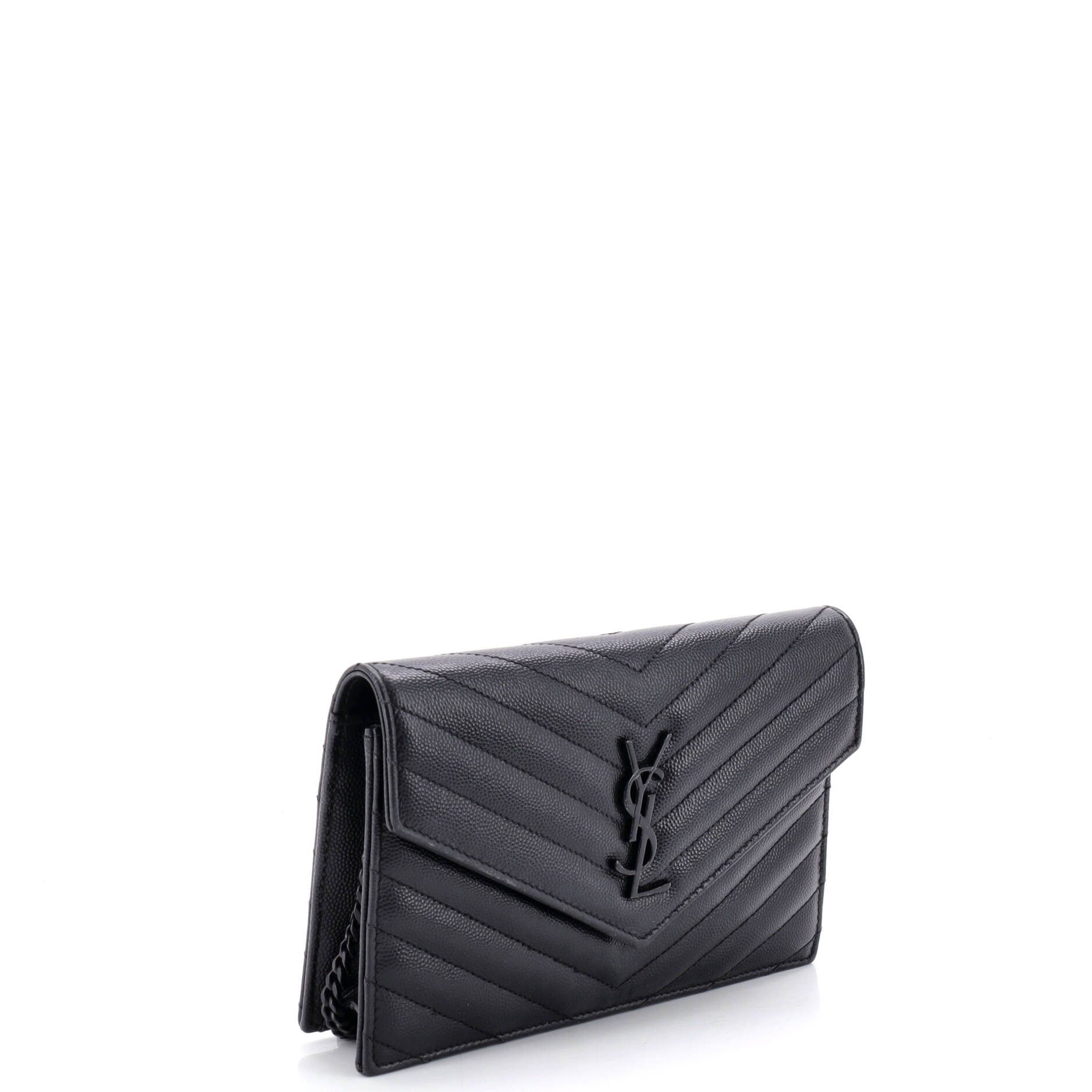 Saint Laurent Paris Classic Monogram Wallet on Chain Size ONE SIZE - 2 Thumbnail