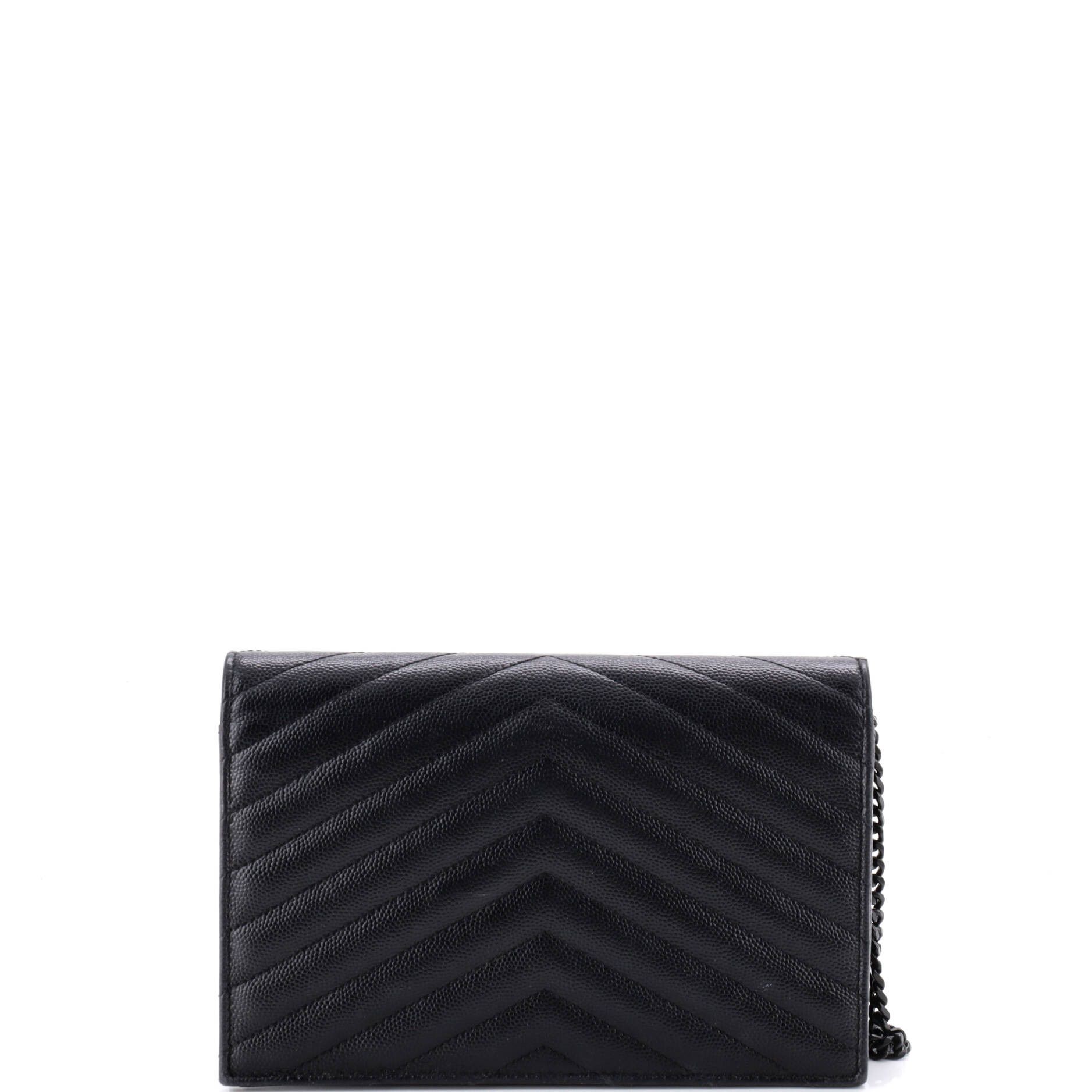 Saint Laurent Paris Classic Monogram Wallet on Chain Size ONE SIZE - 3 Thumbnail