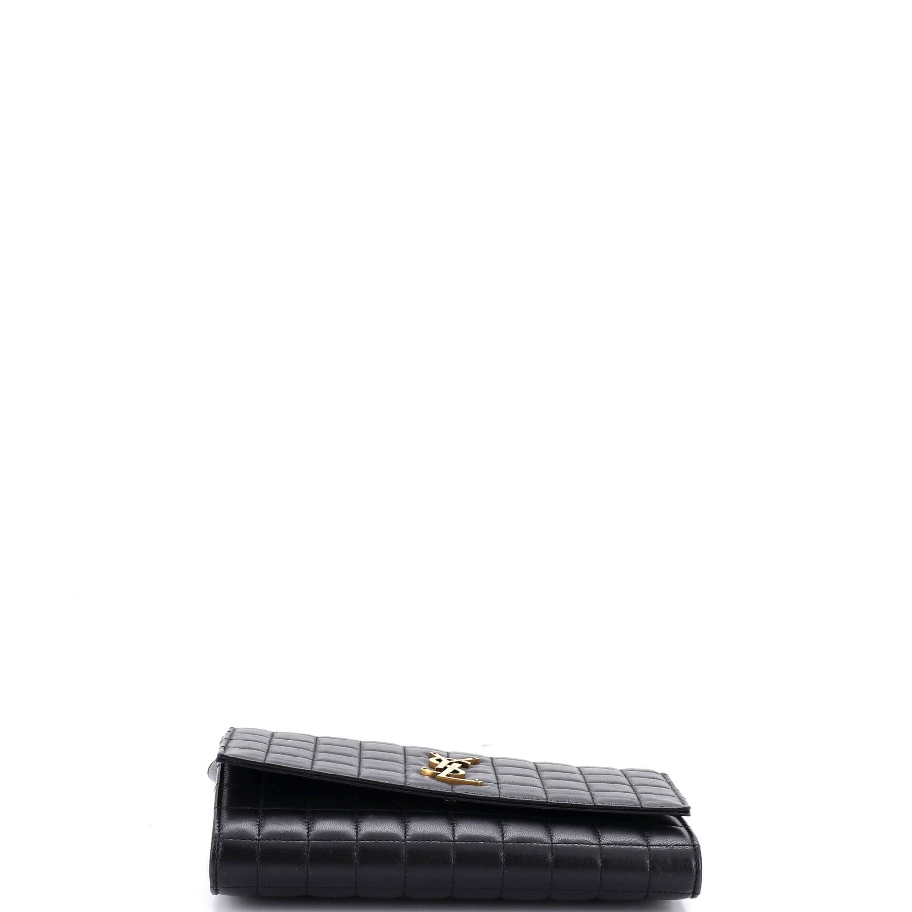Saint Laurent Paris Monogram Flap Pouch Size ONE SIZE - 4 Thumbnail