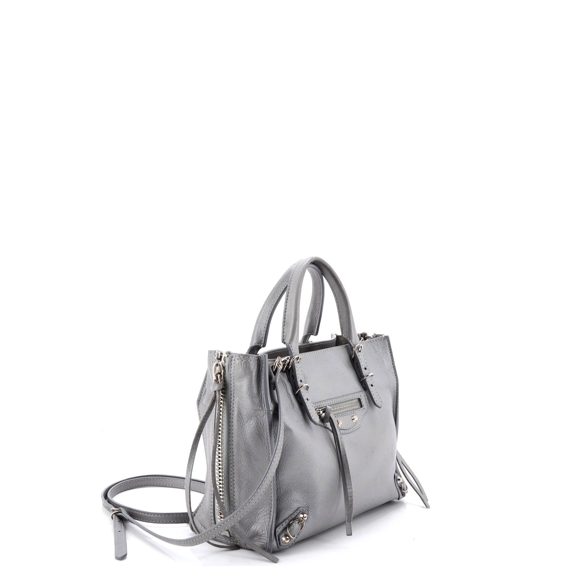 Balenciaga Papier A4 Zip Around Classic Studs Bag Size ONE SIZE - 3 Thumbnail