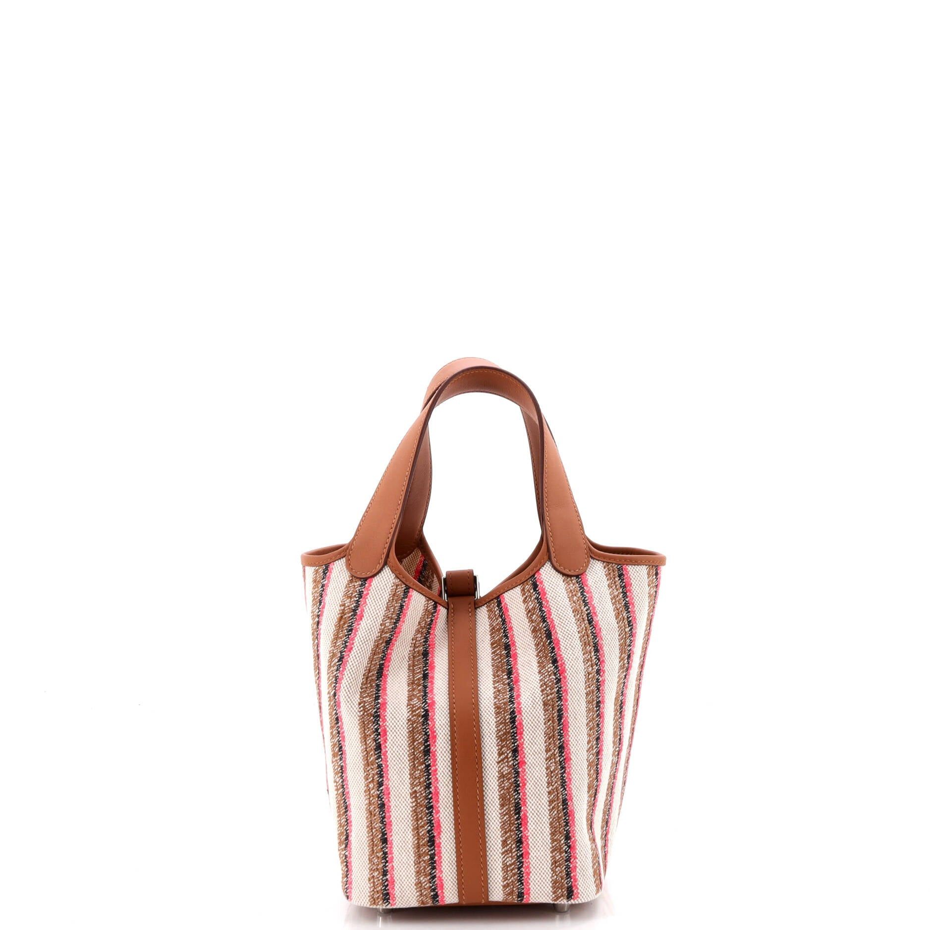 Hermes Couverture Lignes Picotin Lock Bag Size ONE SIZE - 3 Thumbnail