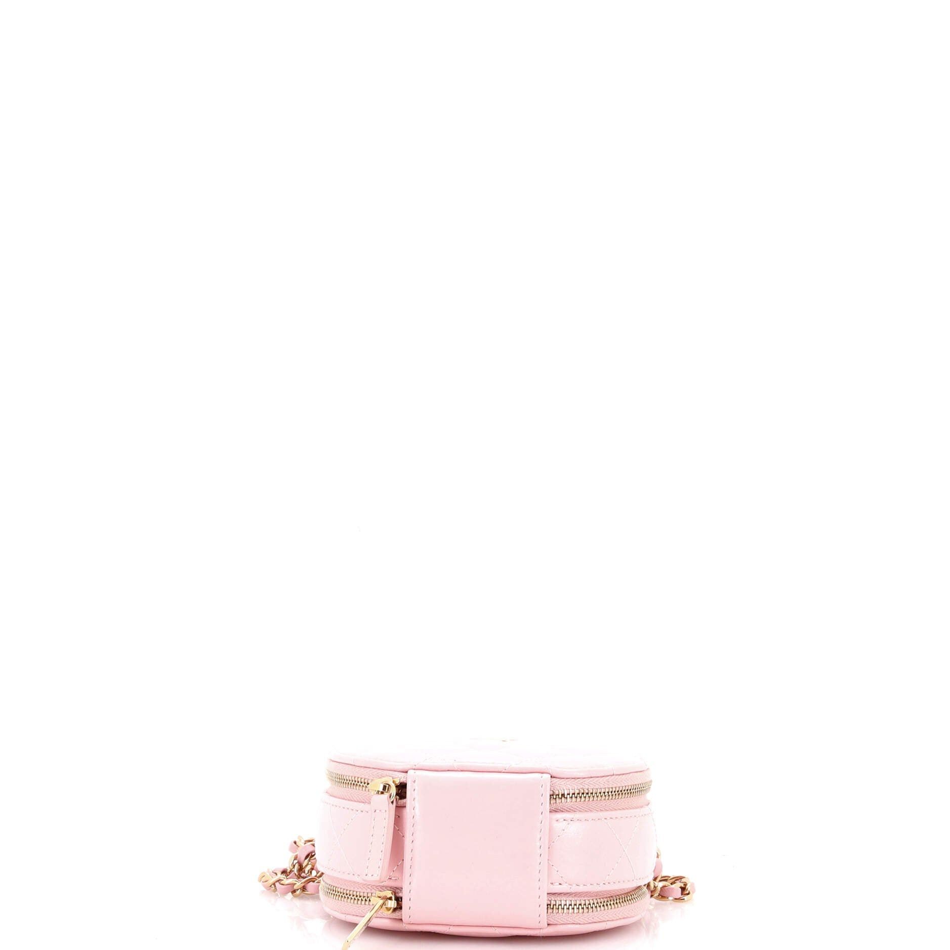 Chanel Handle with Care Round Vanity Case with Chain Size ONE SIZE - 4 Thumbnail