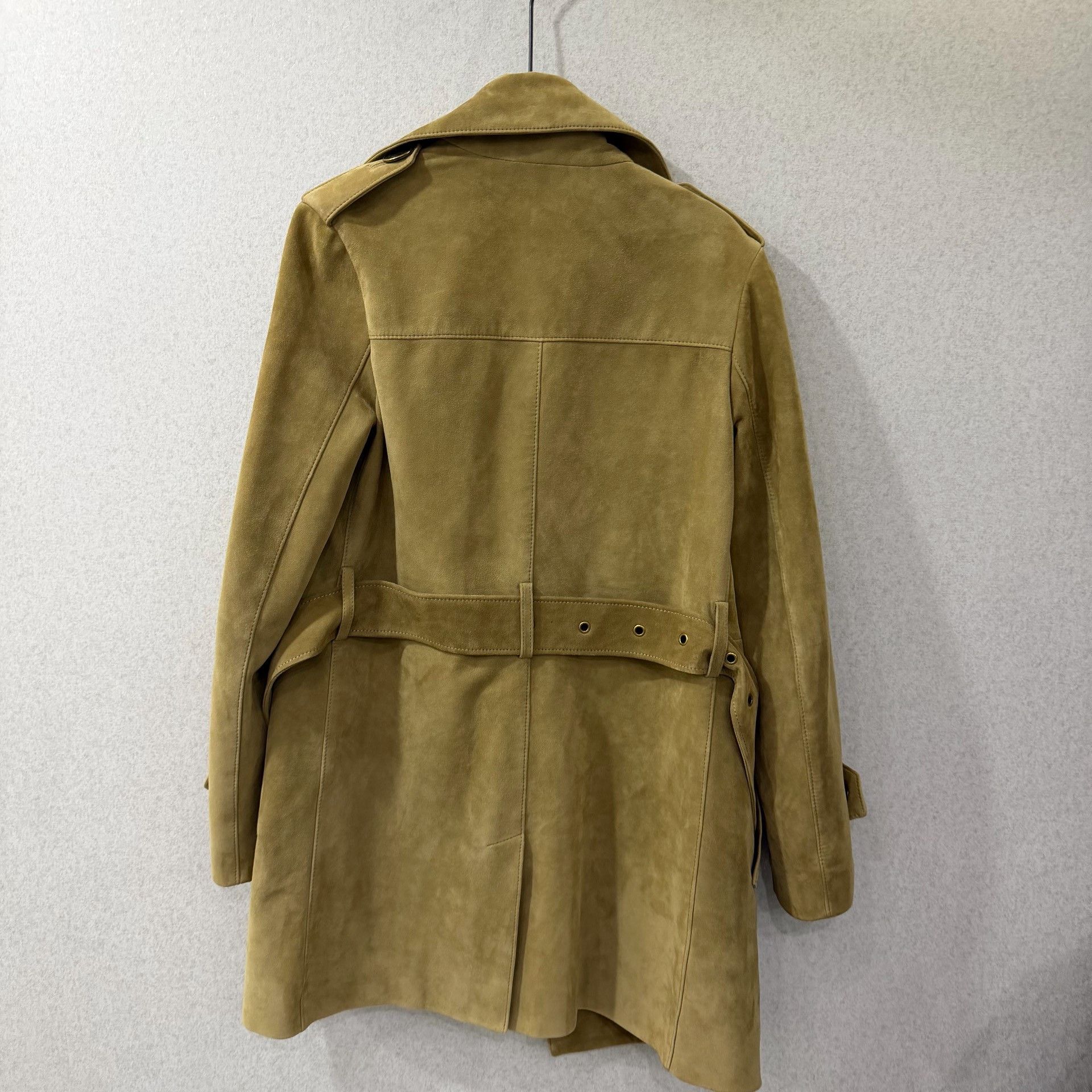 Coach Coach Leather Long Brown Coat L Women Size L / US 10 / IT 46 - 2 Thumbnail