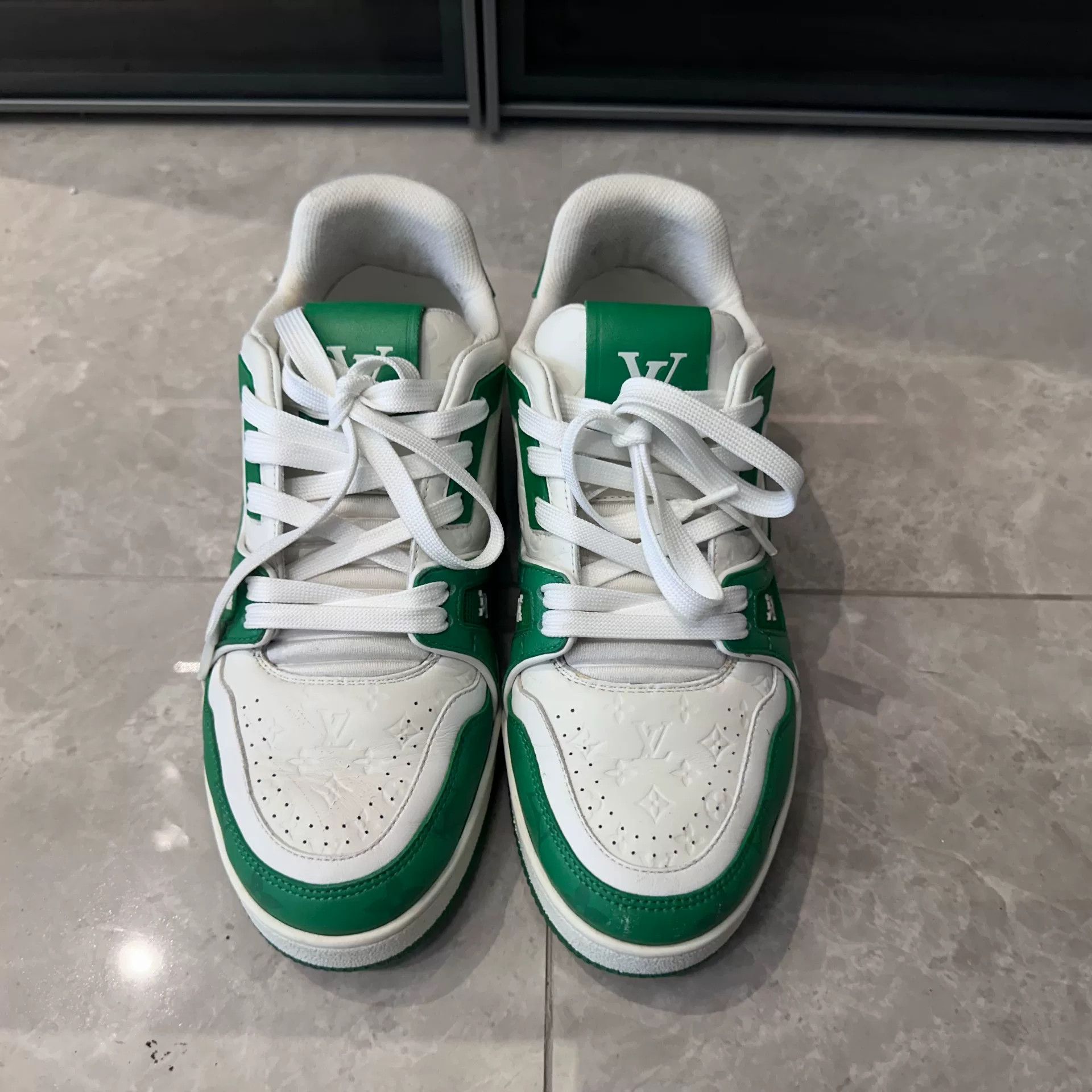 Louis Vuitton Louis Vuitton Training Green Lowtop Sneakers 7 Men Size US 7 / EU 40 - 4 Thumbnail