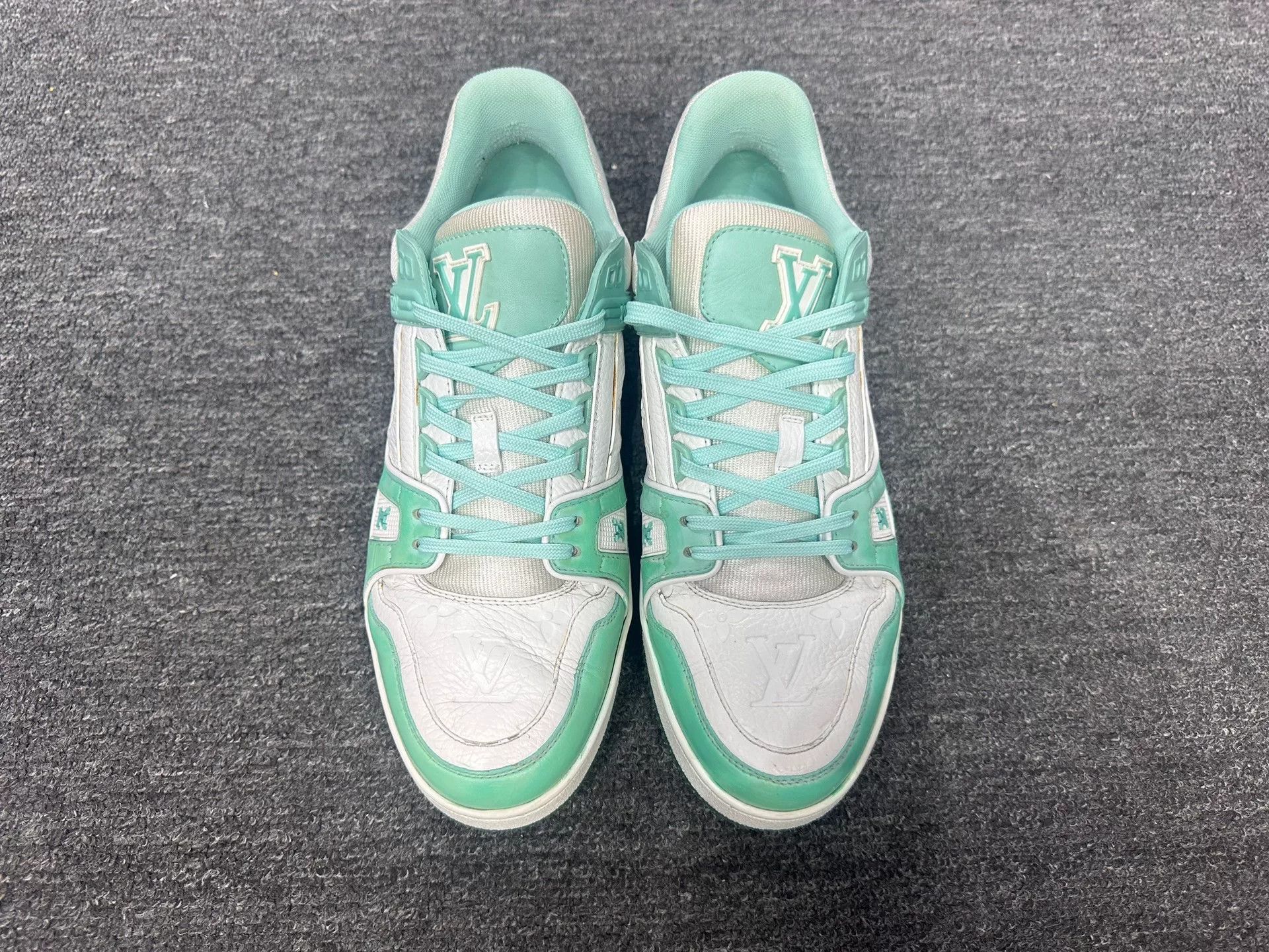 Louis Vuitton Louis Vuitton Training Green Lowtop Sneakers 8.5 Men Size US 8.5 / EU 41-42 - 4 Thumbnail