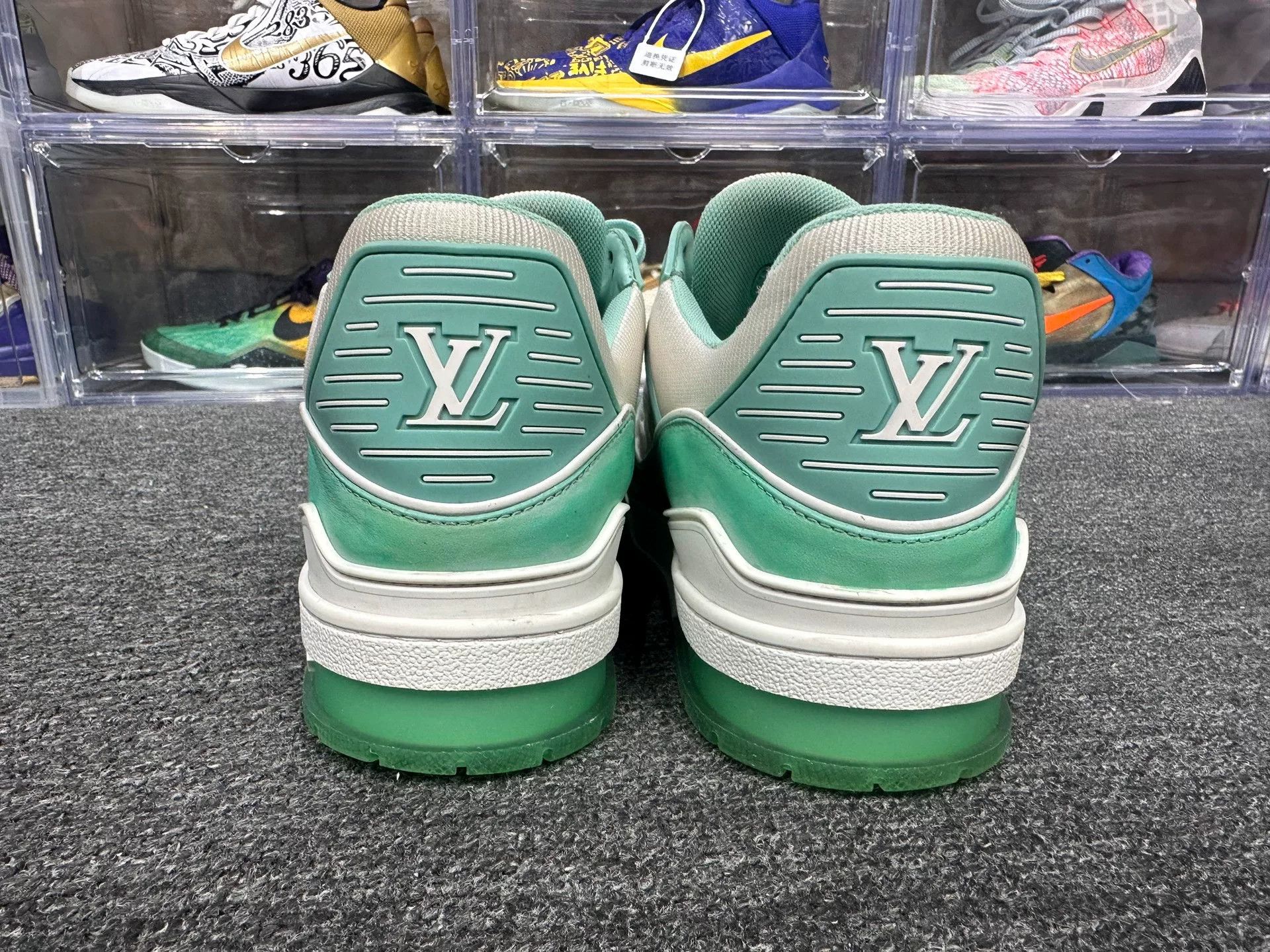 Louis Vuitton Louis Vuitton Training Green Lowtop Sneakers 8.5 Men Size US 8.5 / EU 41-42 - 5 Thumbnail