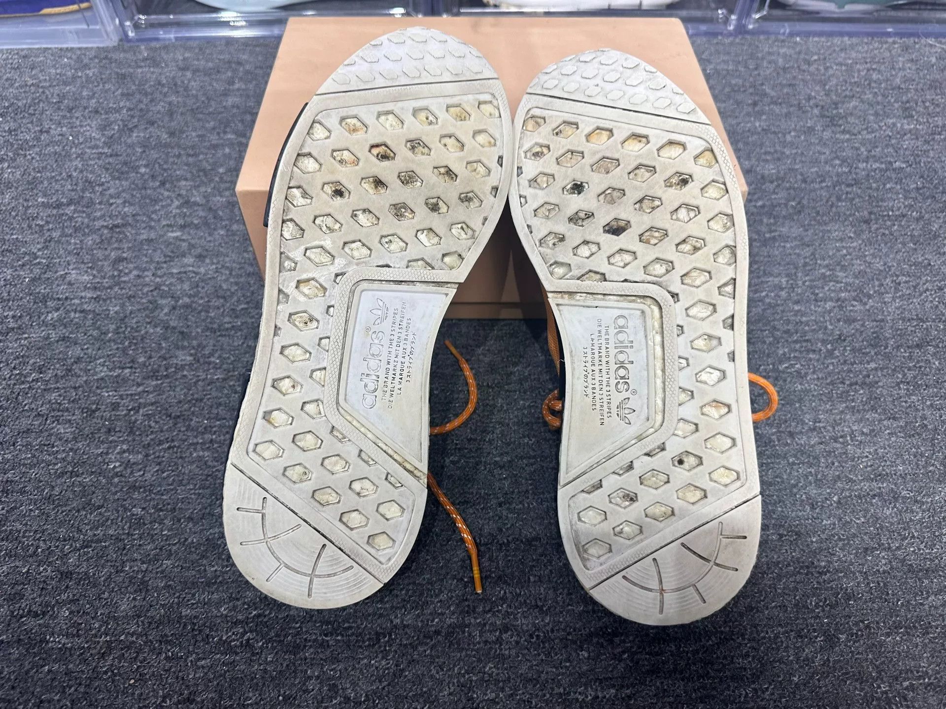 Adidas Adidas Collab Orange Lowtop Sneakers 10.5 Men Size US 10.5 / EU 43-44 - 6 Thumbnail