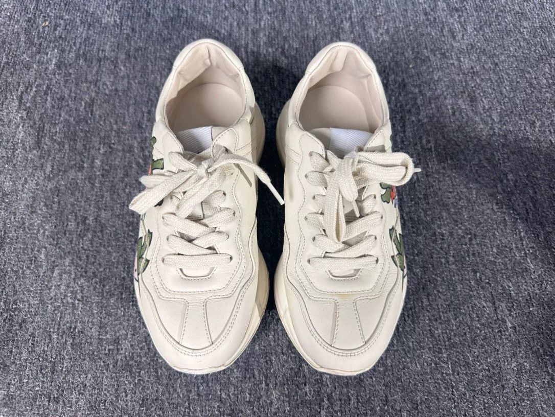 Gucci Gucci Red Lowtop Sneakers us_4 Women Size US 4 / IT 34 - 4 Thumbnail
