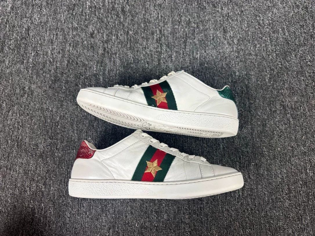 Gucci Gucci Embroidered Lowtop Sneakers us_4 Women Size US 4 / IT 34 - 3 Thumbnail