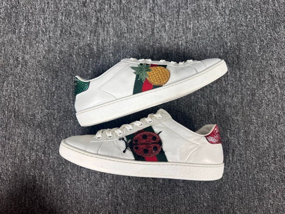 Gucci Gucci Embroidered Lowtop Sneakers us_4 Women Size US 4 / IT 34 - 2 Thumbnail