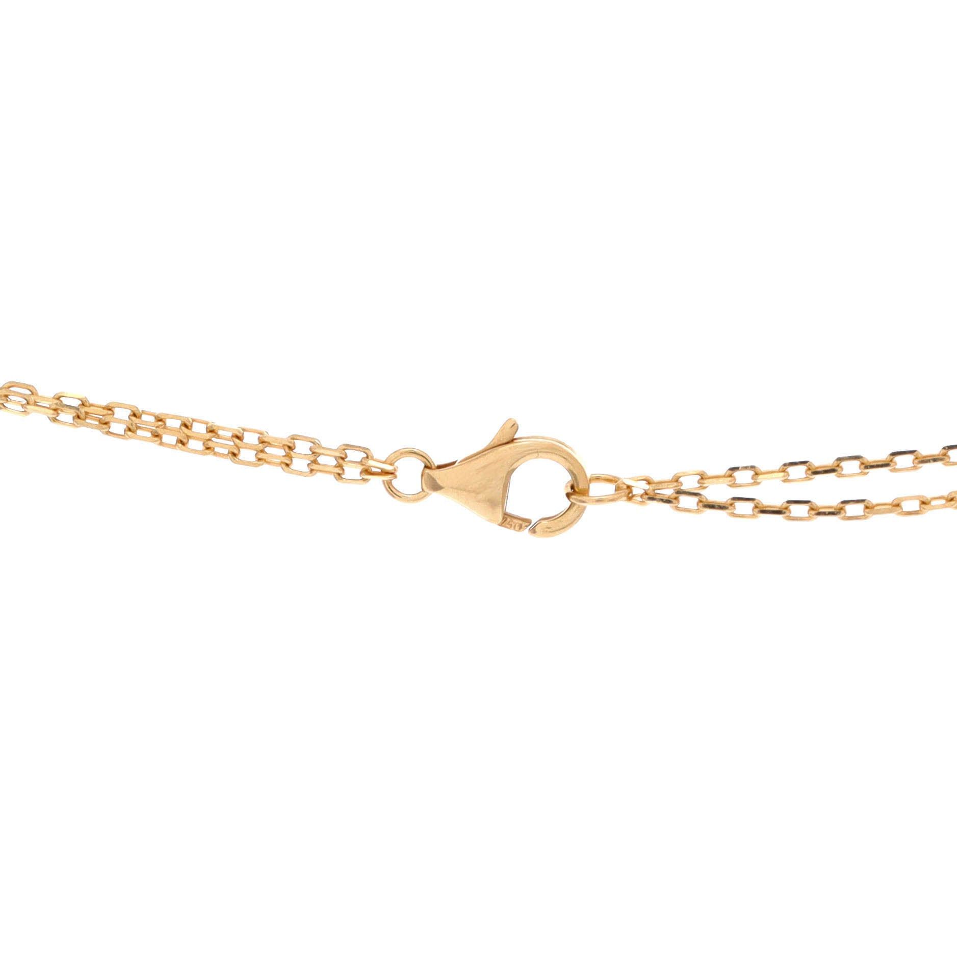 Cartier 2 Diamonds Love Pendant Necklace Size ONE SIZE - 4 Thumbnail