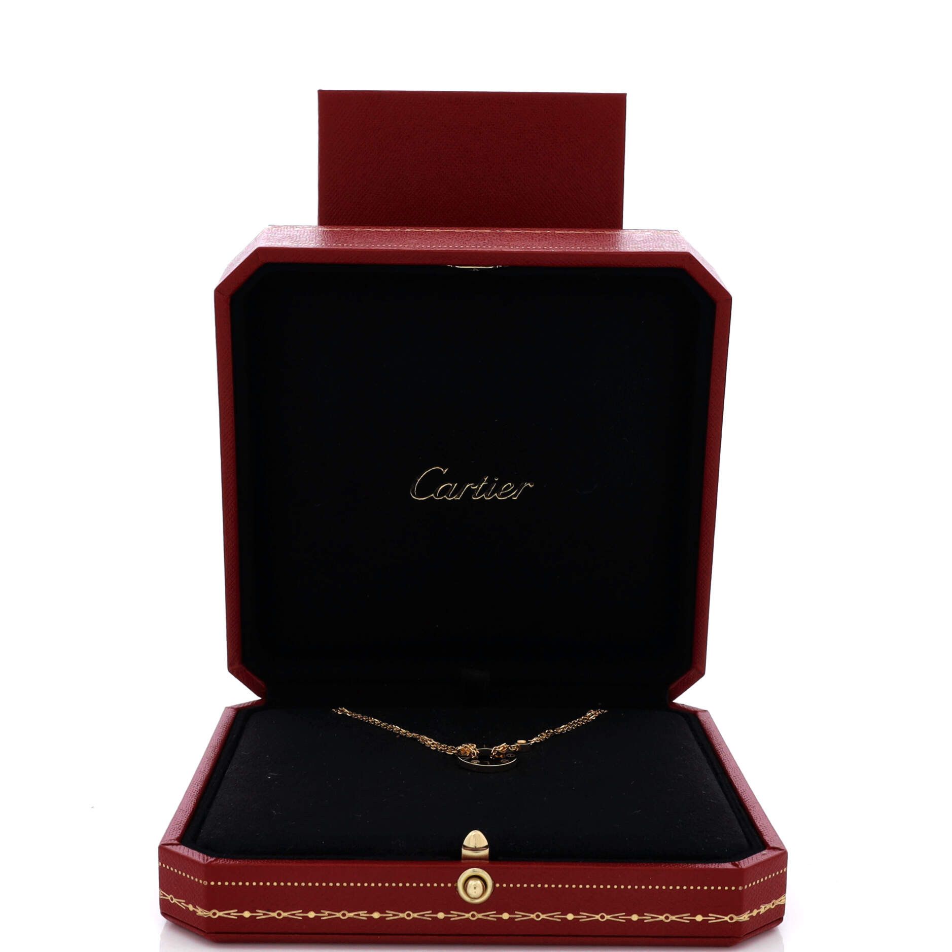 Cartier 2 Diamonds Love Pendant Necklace Size ONE SIZE - 2 Thumbnail