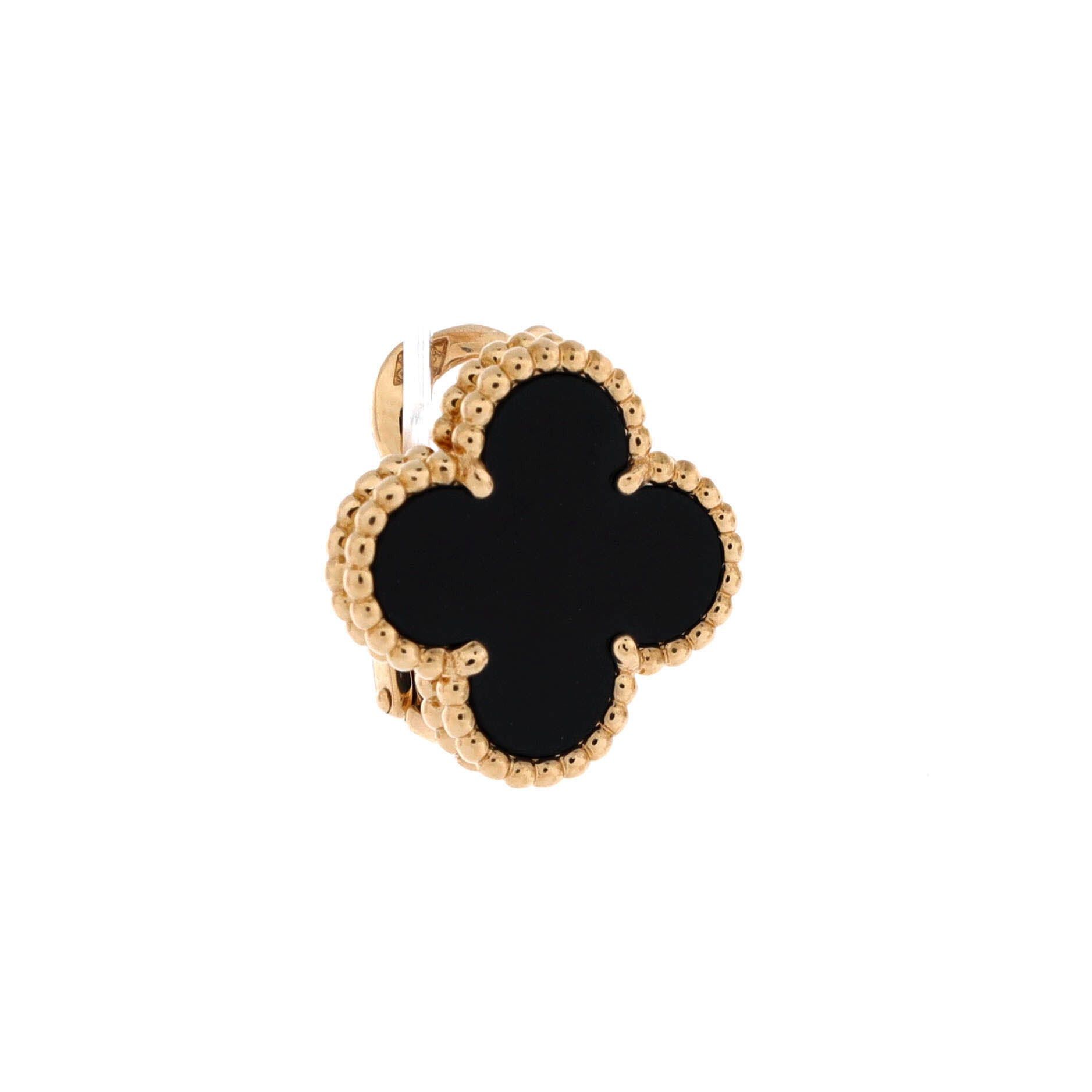 Van Cleef & Arpels Vintage Alhambra Earrings Size ONE SIZE - 3 Thumbnail