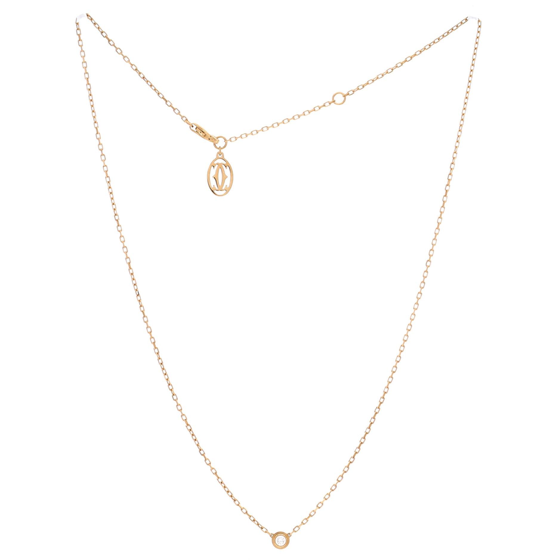 Cartier D'Amour Pendant Necklace Size ONE SIZE - 2 Thumbnail