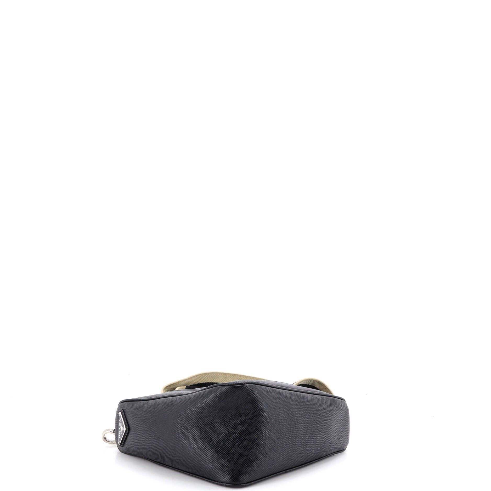 Prada Triangle Logo Zip Crossbody Bag Size ONE SIZE - 4 Thumbnail