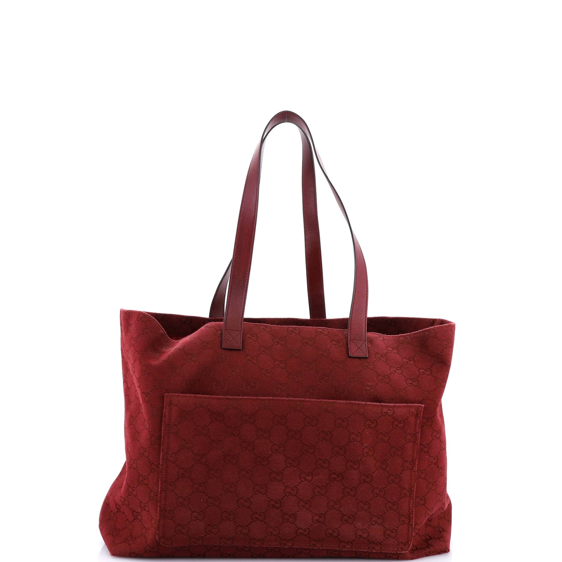 Gucci Front Pocket Debossed Logo Tote Size ONE SIZE - 3 Thumbnail