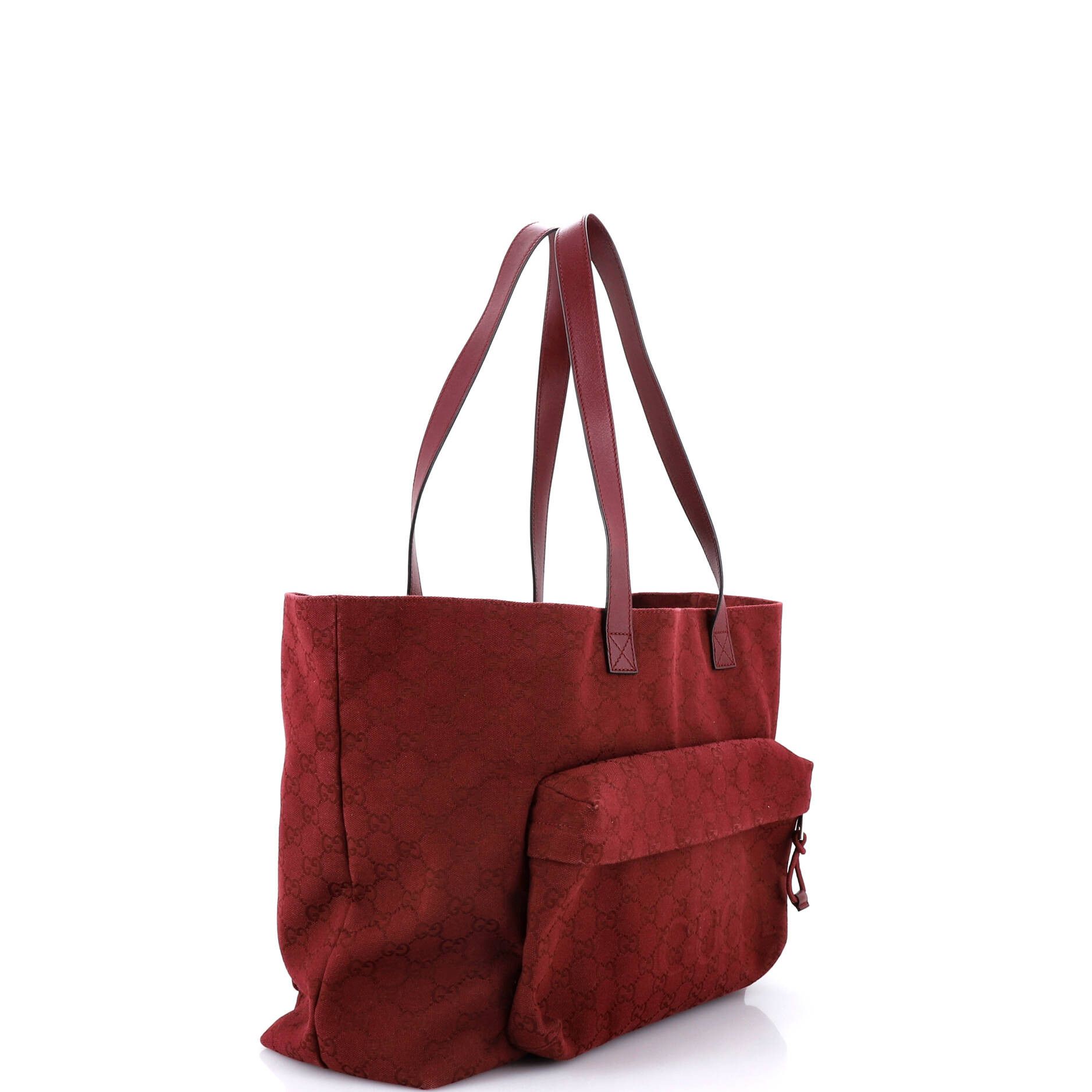 Gucci Front Pocket Debossed Logo Tote Size ONE SIZE - 2 Thumbnail