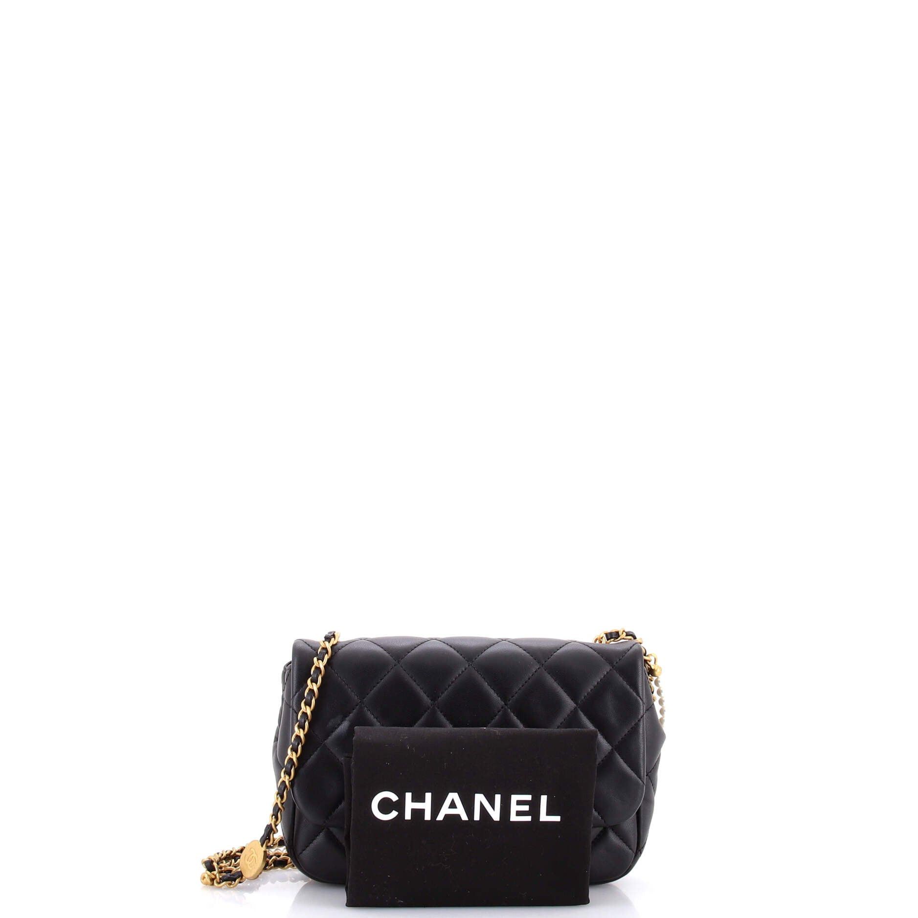Chanel Medallion Pearl Chain Flap Bag Size ONE SIZE - 2 Thumbnail