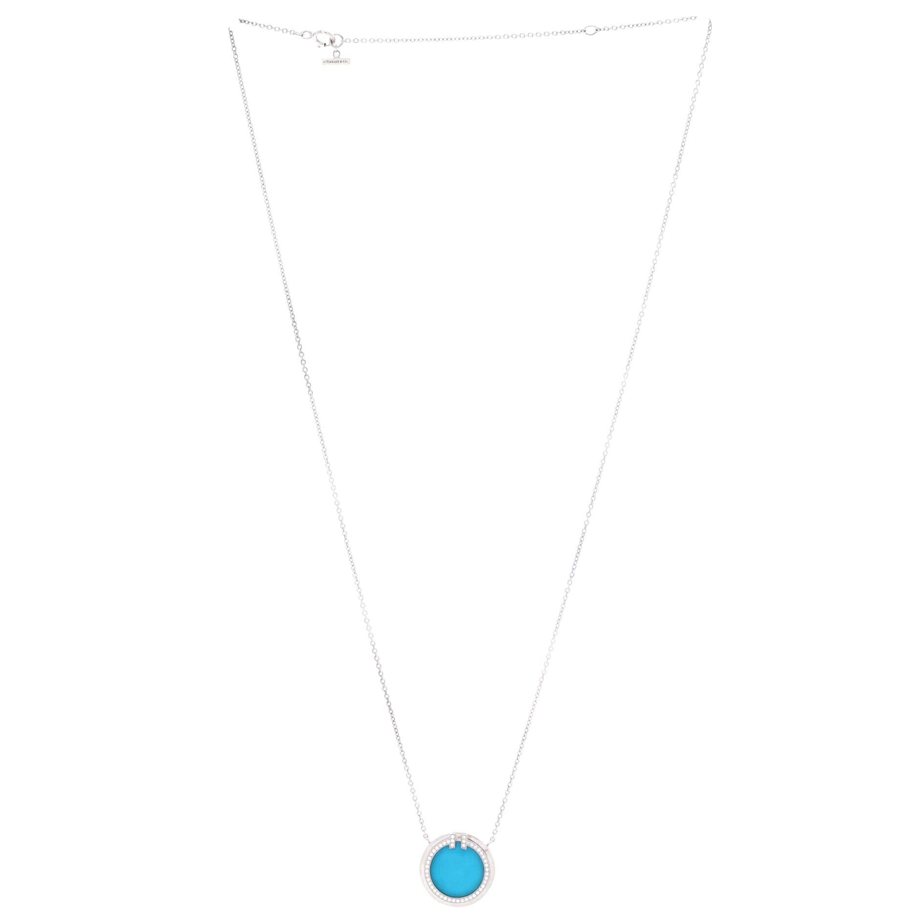 Tiffany & Co. T Circle Pendant Necklace Size ONE SIZE - 3 Thumbnail