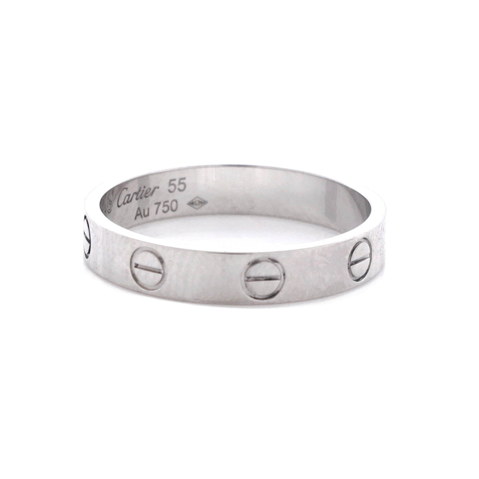 Cartier Love Wedding Band Ring Size ONE SIZE - 3 Thumbnail