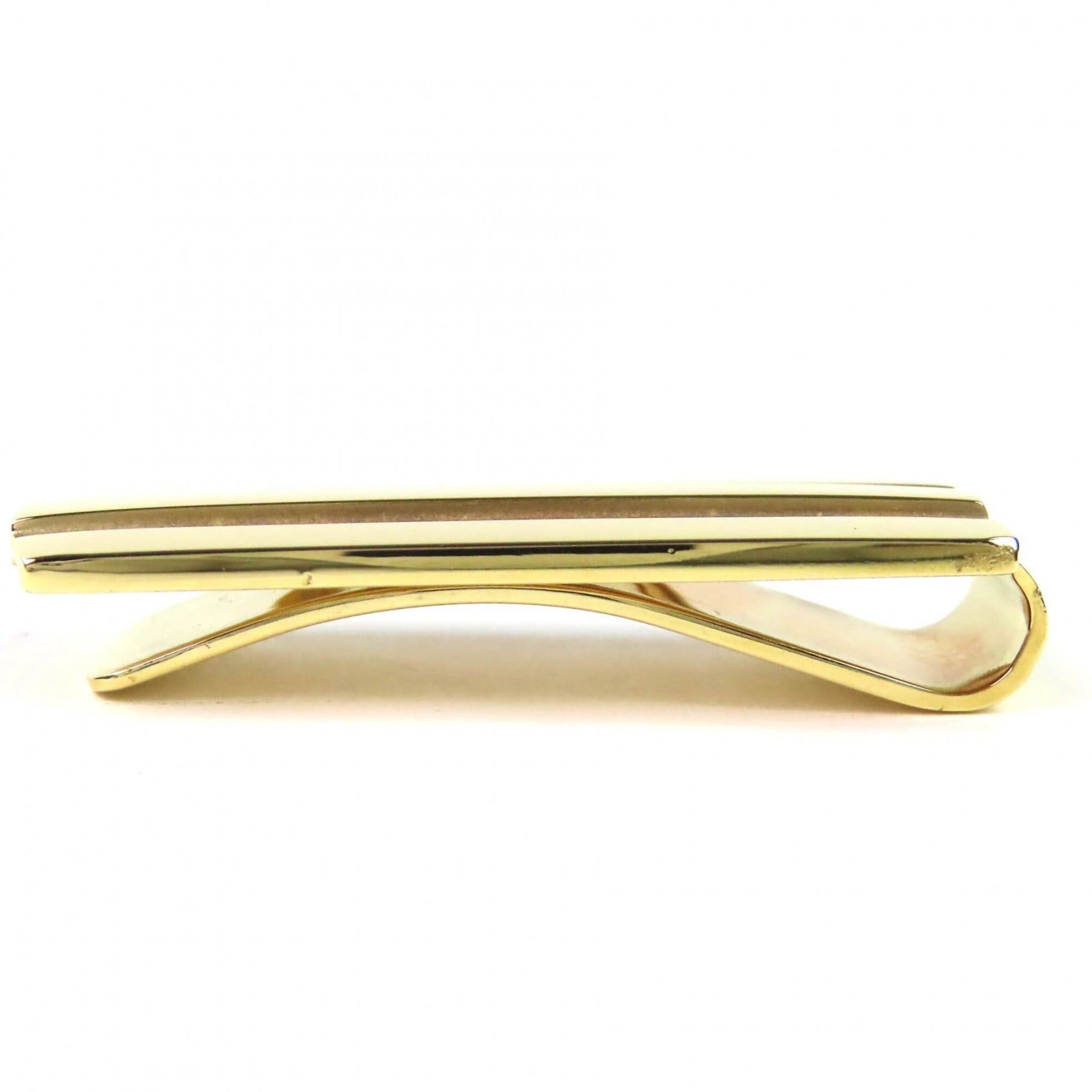 Tiffany & Co. TIFFANY&Co. Tiffany Vintage Double Line Money Clip 750 Bill Clip, Solid Gold K18 (YG), Weight 30.63g, Women's/Men's. Size ONE SIZE - 2 Thumbnail