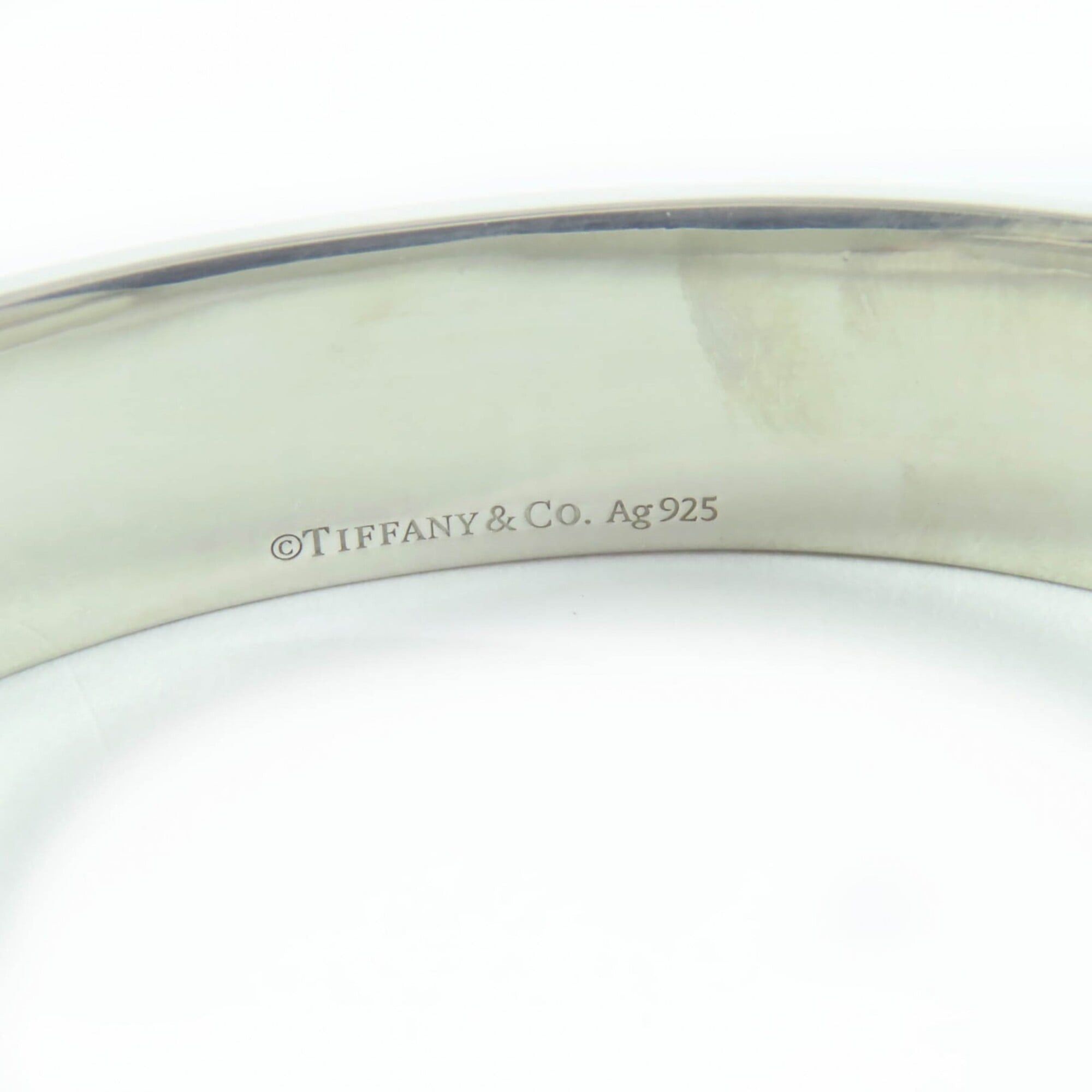 Tiffany & Co. TIFFANY&Co. Tiffany & Co. Return to Narrow Cuff AG925 Diamond Bangle Silver Weight 33.91g Women's Size ONE SIZE - 6 Thumbnail
